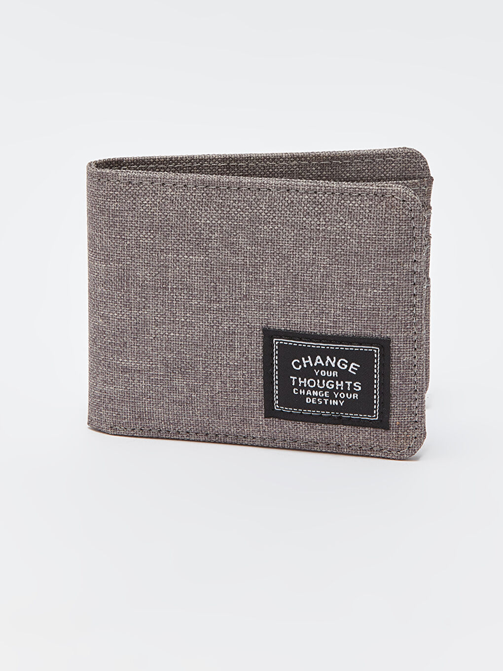 Label Printed Men's Wallet