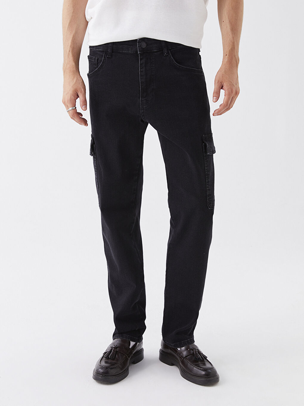 Siyah 700 Straight Fit Erkek Jean Pantolon-2