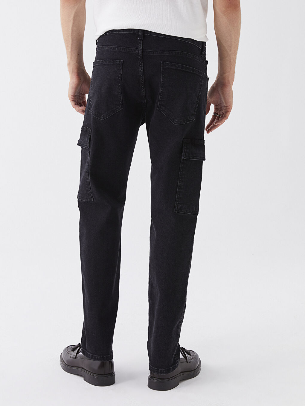 Siyah 700 Straight Fit Erkek Jean Pantolon-3