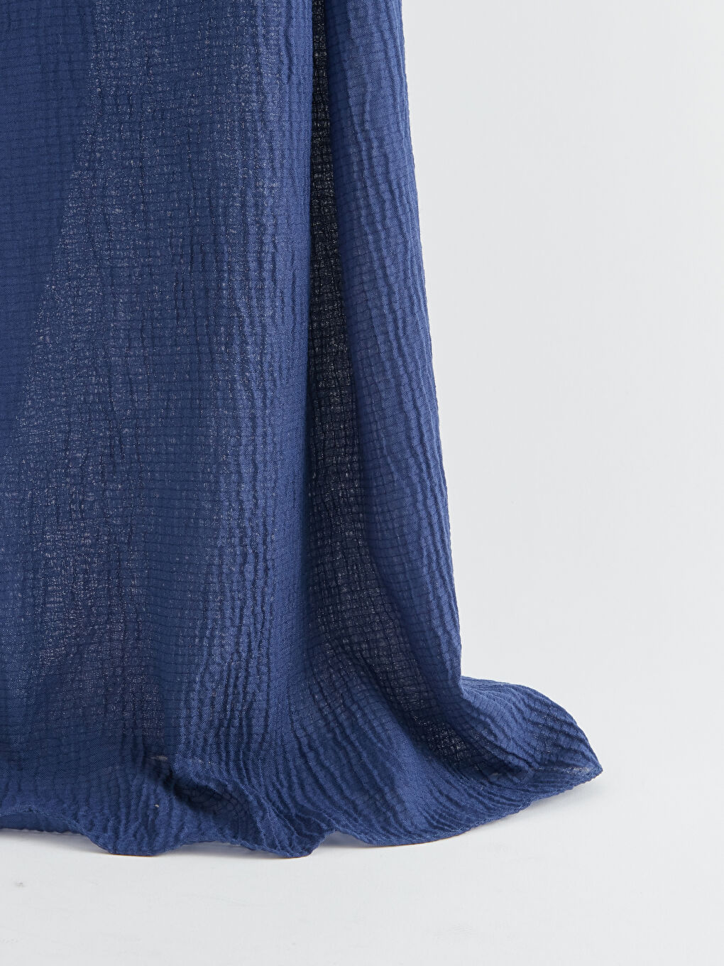 Lacivert Kadın Dokuma Şal-2