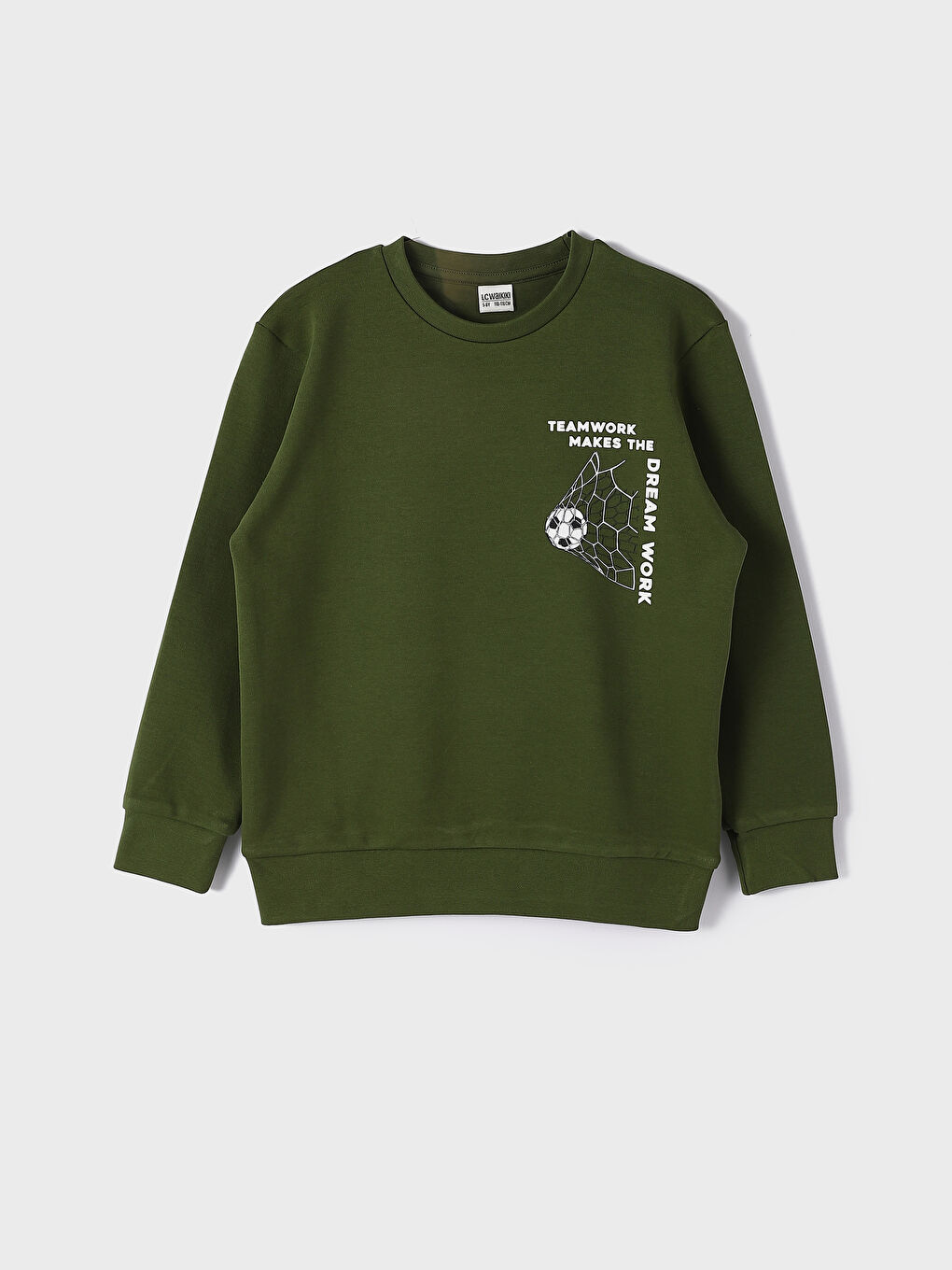 Crew Neck Printed Long Sleeve Boys' T-Shirt