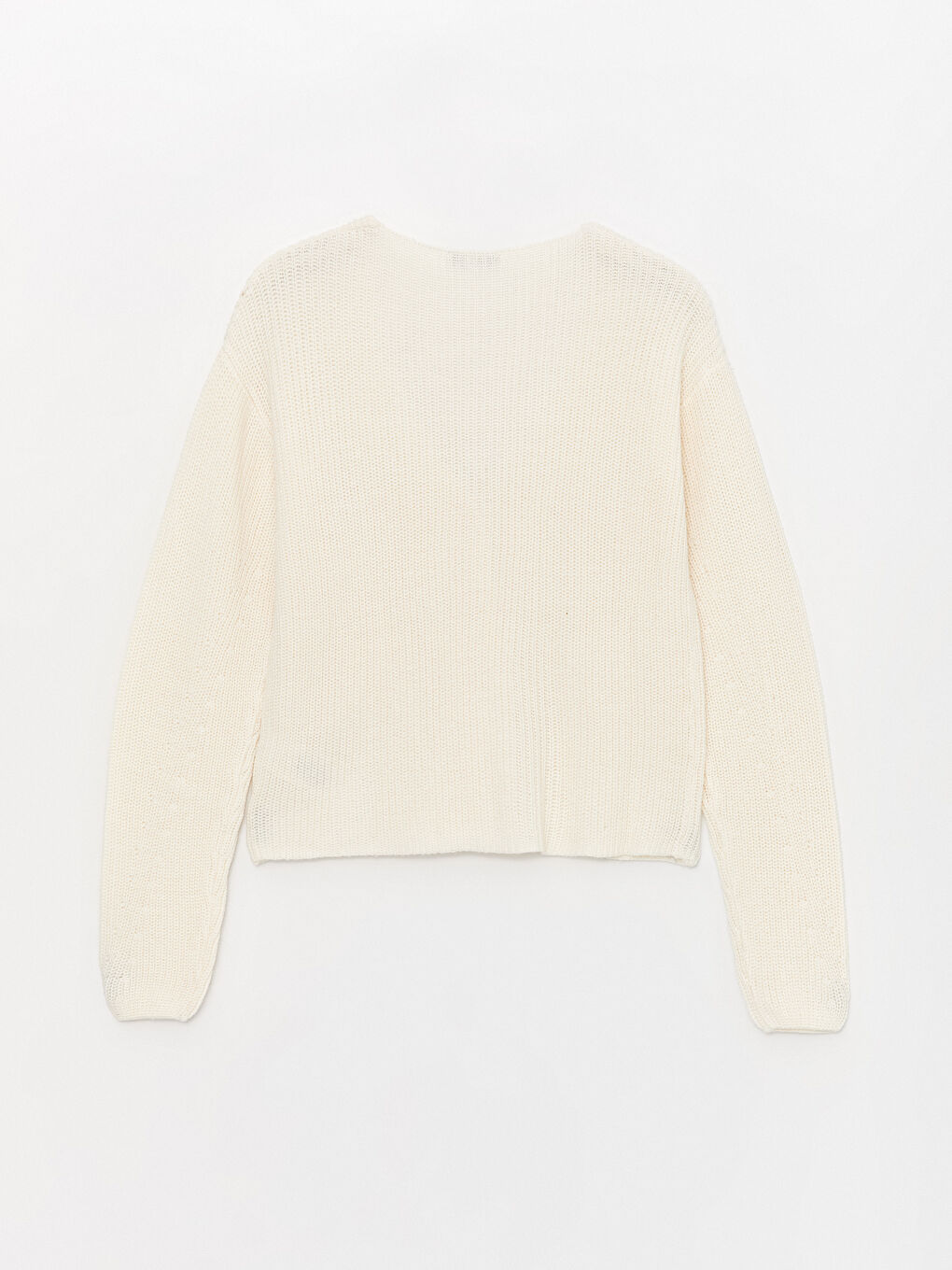 V Neck Women's Knitwear Cardigan -W3H459Z8-QB3