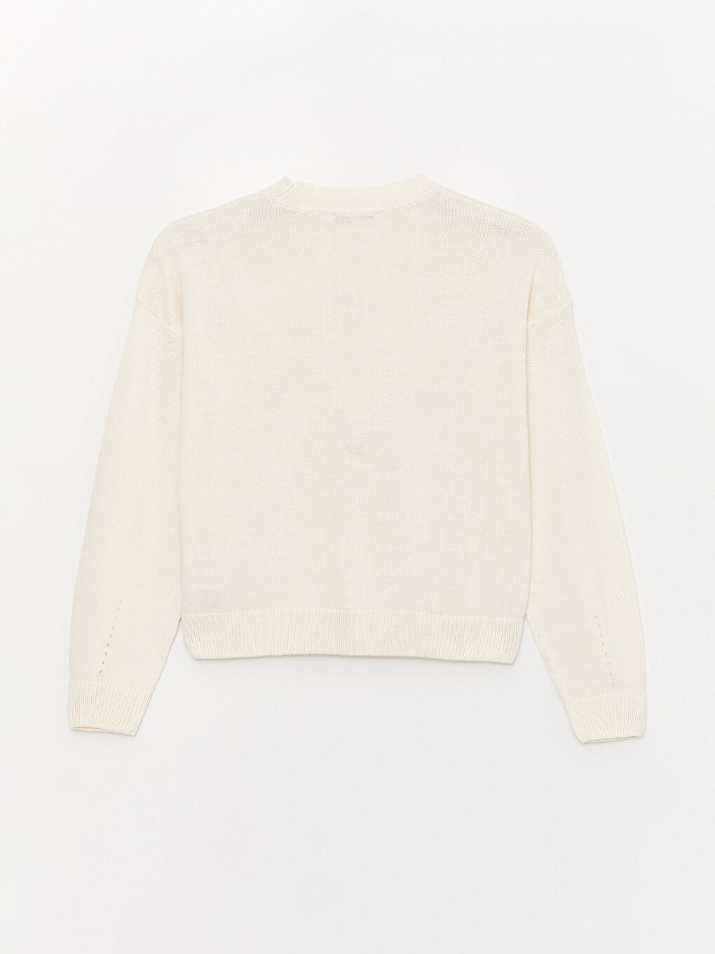 Crew Neck Embroidered Women's Knitwear Sweater-6