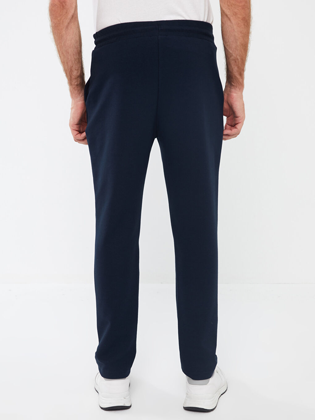 Lacivert Standart Kalıp Erkek Eşofman Altı-4