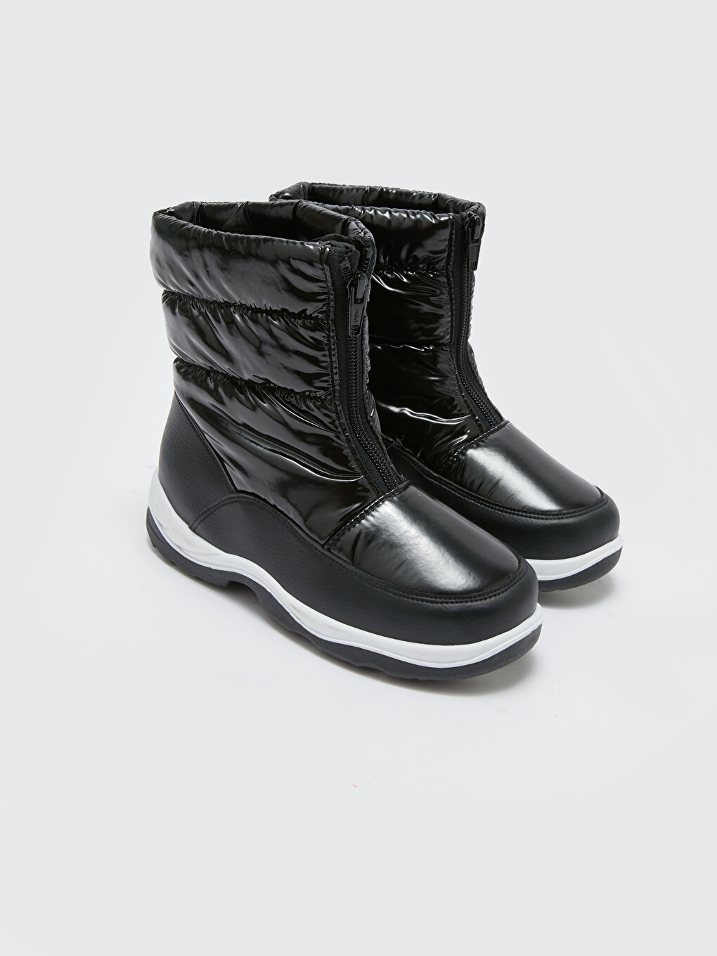 Zippered Girls' Snow Boots