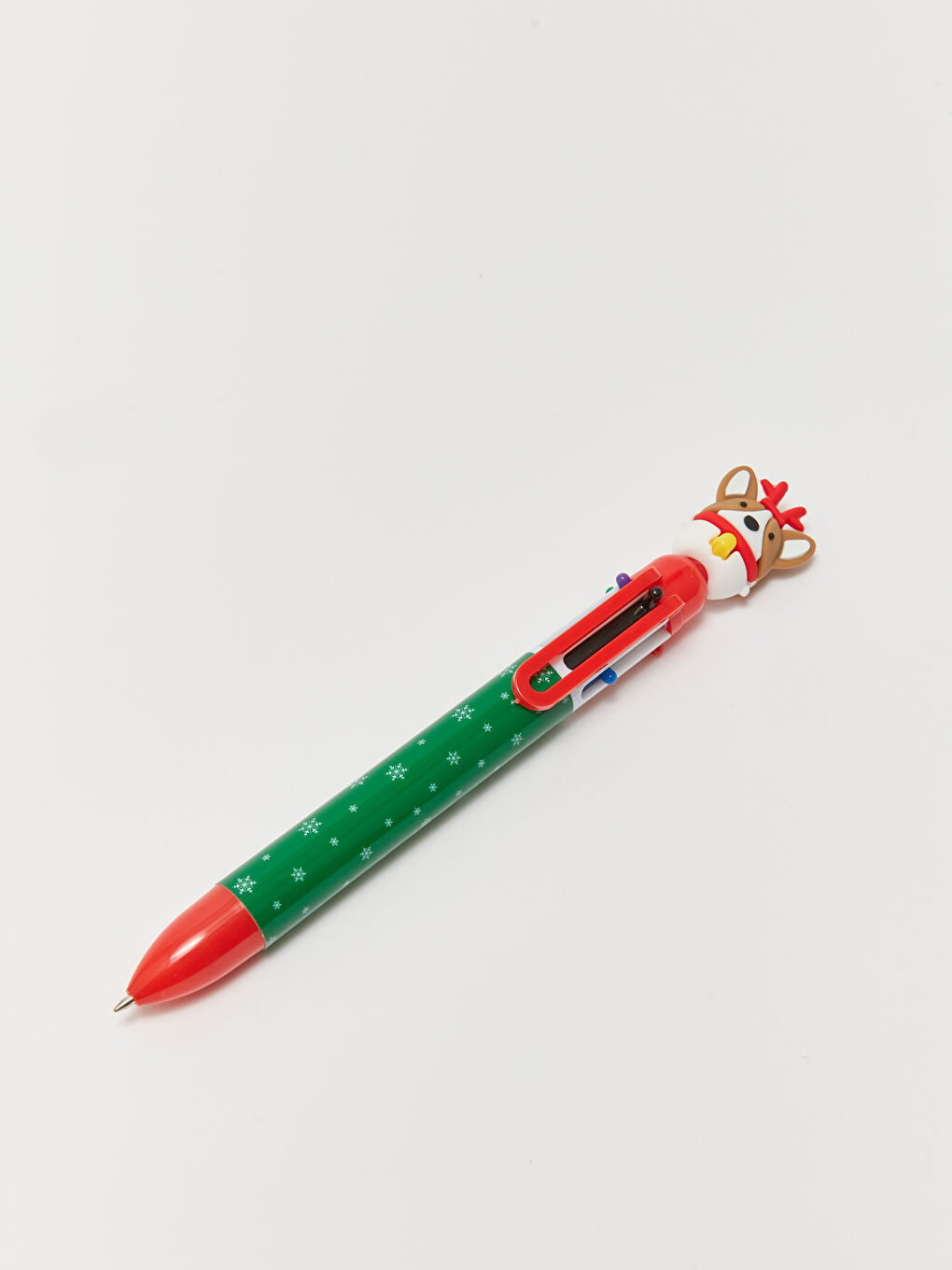 Einzelner Kugelschreiber mit Neujahrsfigur-4