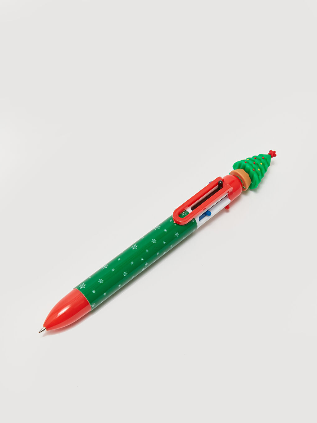 Einzelner Kugelschreiber mit Neujahrsfigur-5