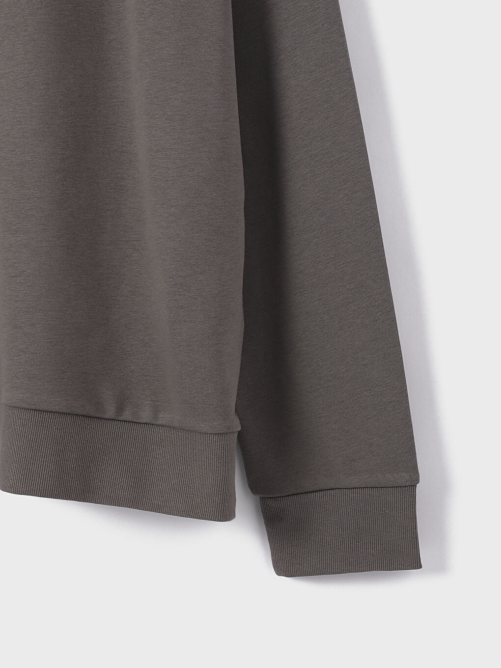 Women's Crew Neck Plain Sweatshirt -W3H604Z8-GYQ