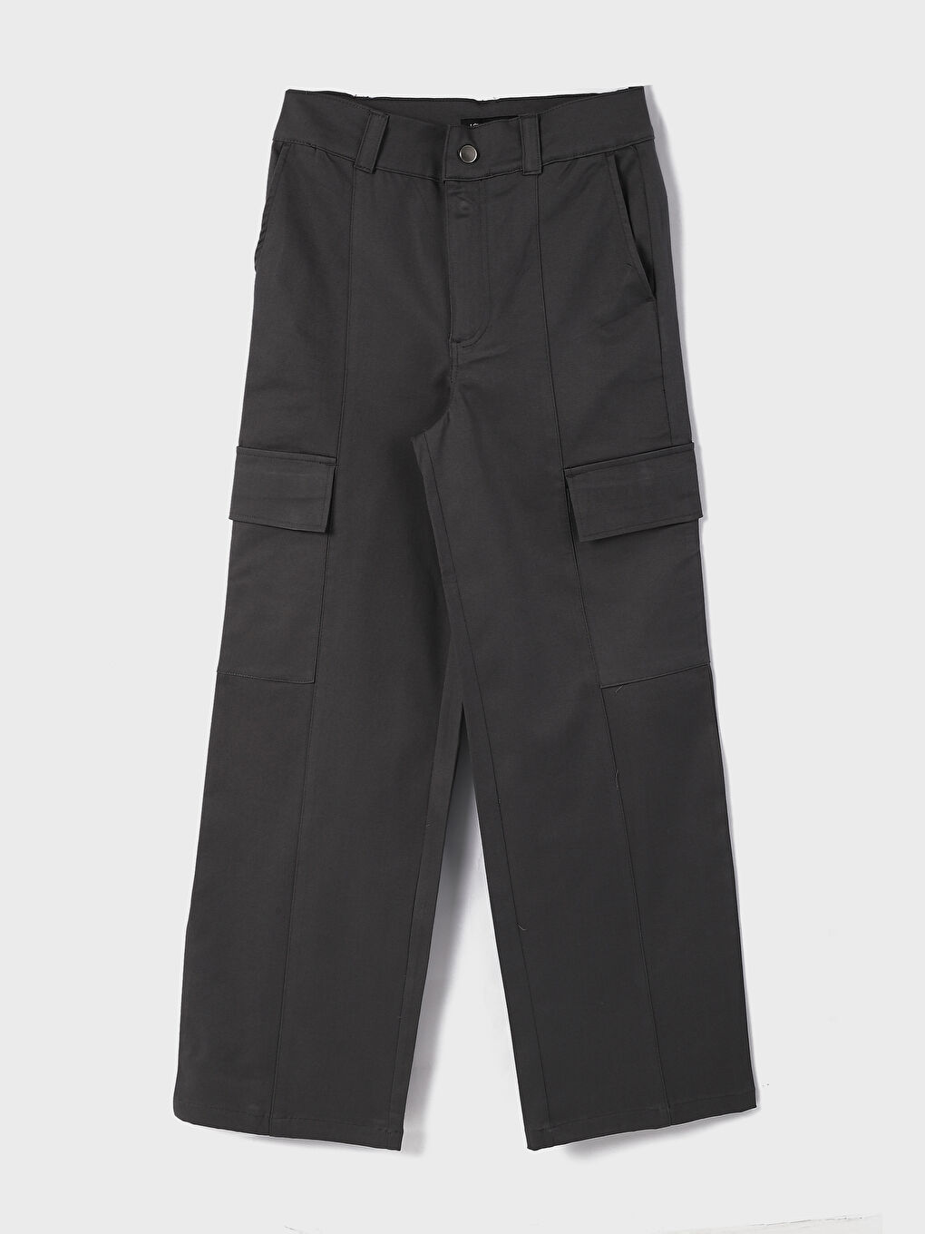 パンツ C/N WASHER CURVED FLARE WIDE CARGO No Boundaries Mineral Wash Flare Cargo Pants, Women's and
