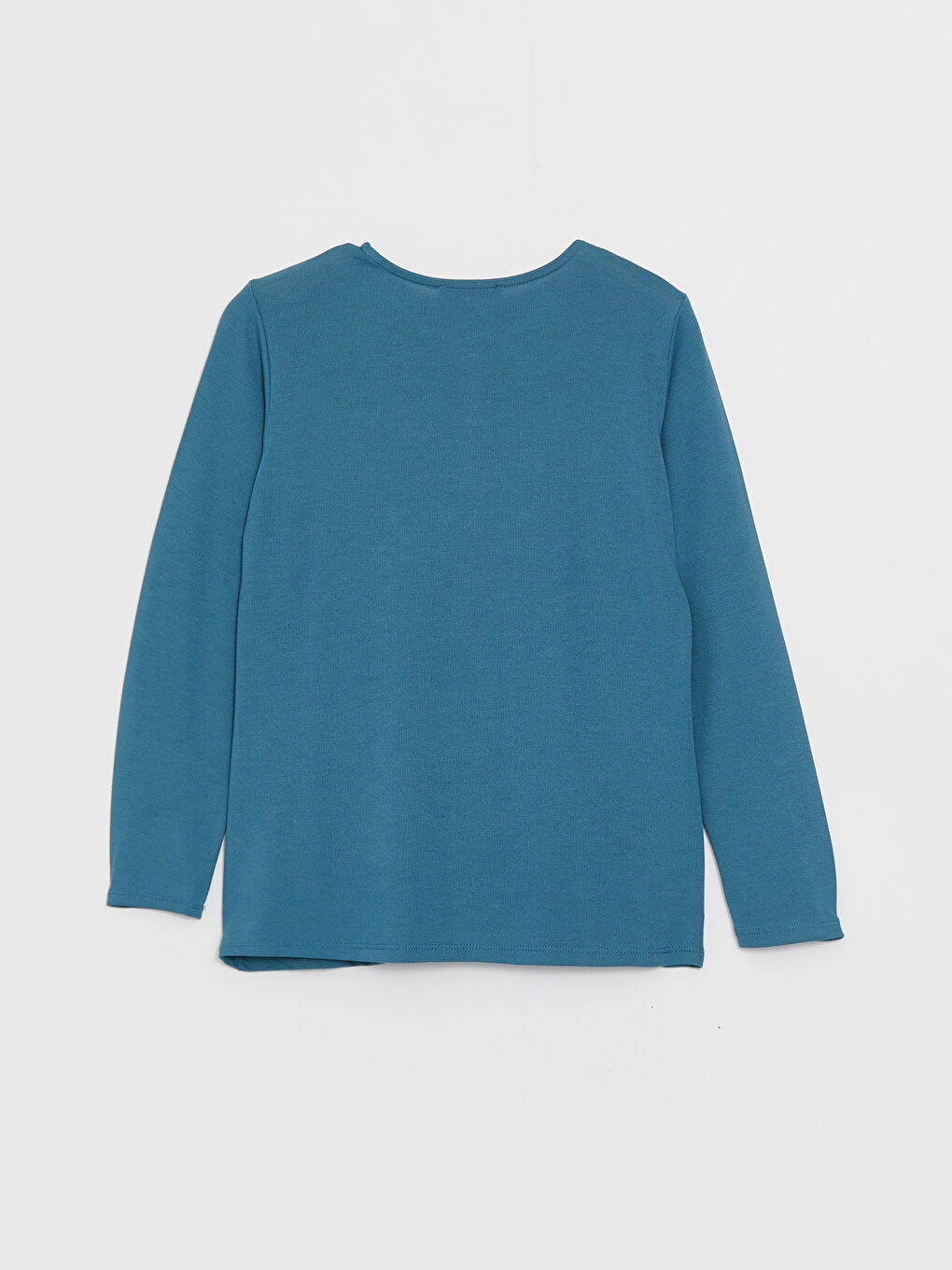 LCW Grace Crew Neck Embroidered Long Sleeve Women's Blouse -W3H650Z8-H5U