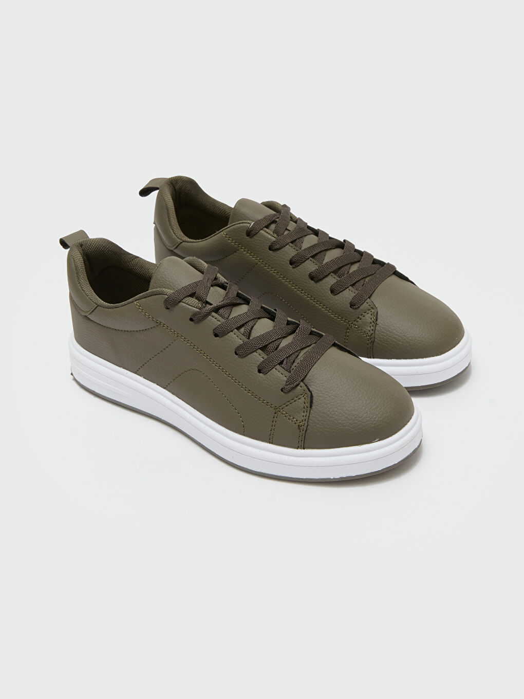Haki Bağcıklı Erkek Spor Ayakkabı