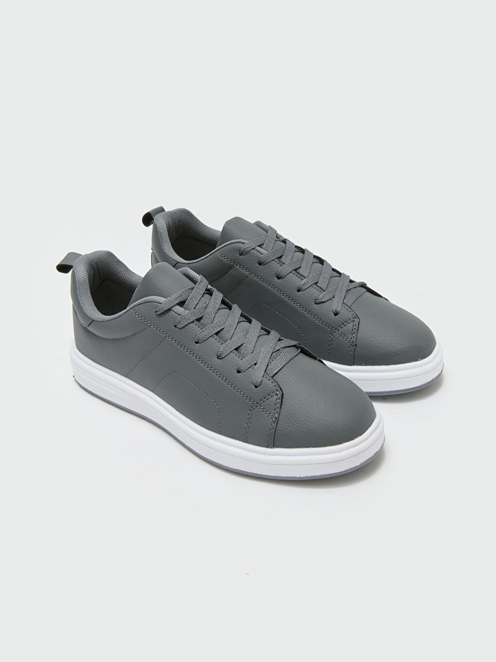 Gri Bağcıklı Erkek Spor Ayakkabı