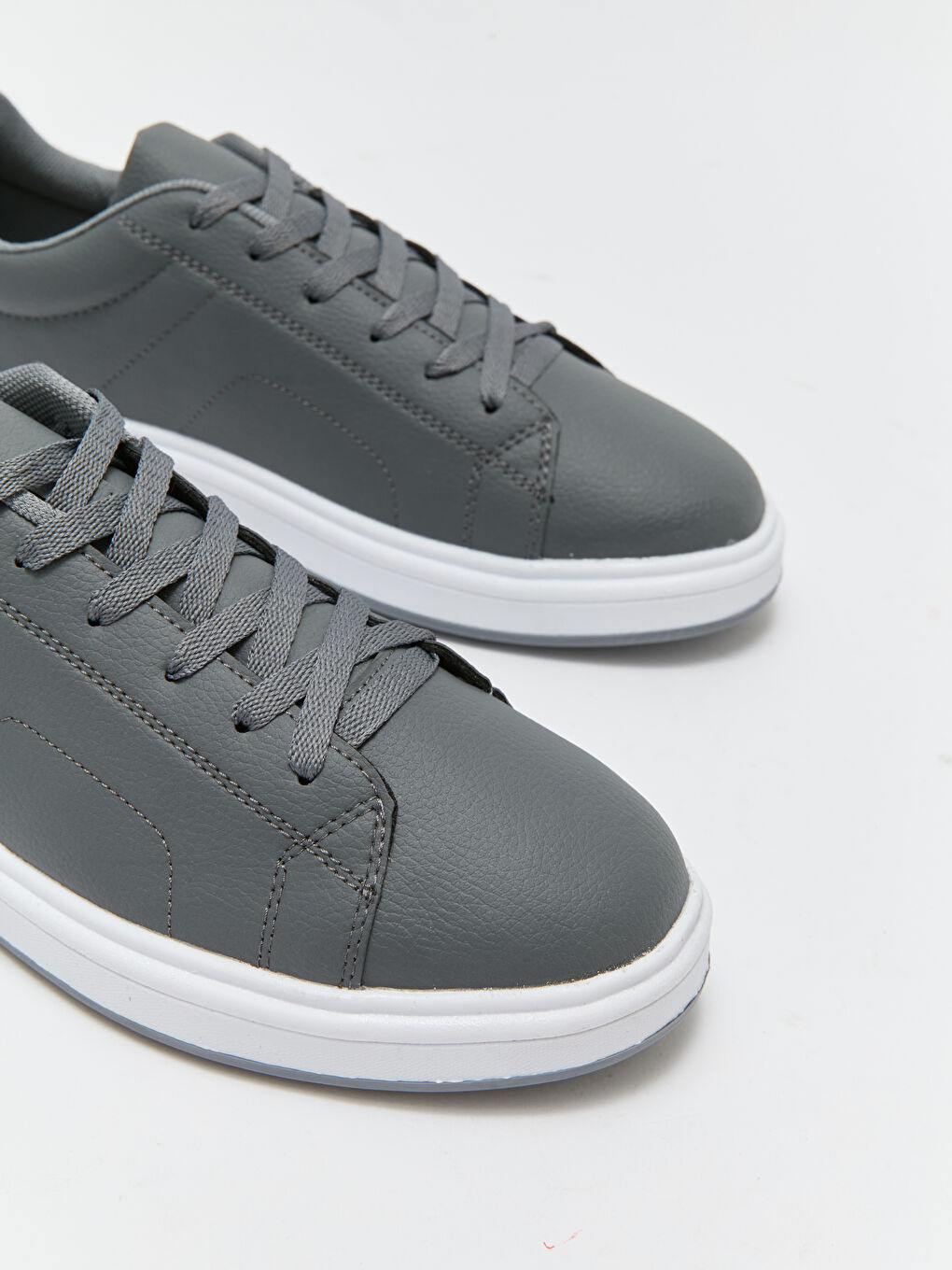 Gri Bağcıklı Erkek Spor Ayakkabı-2