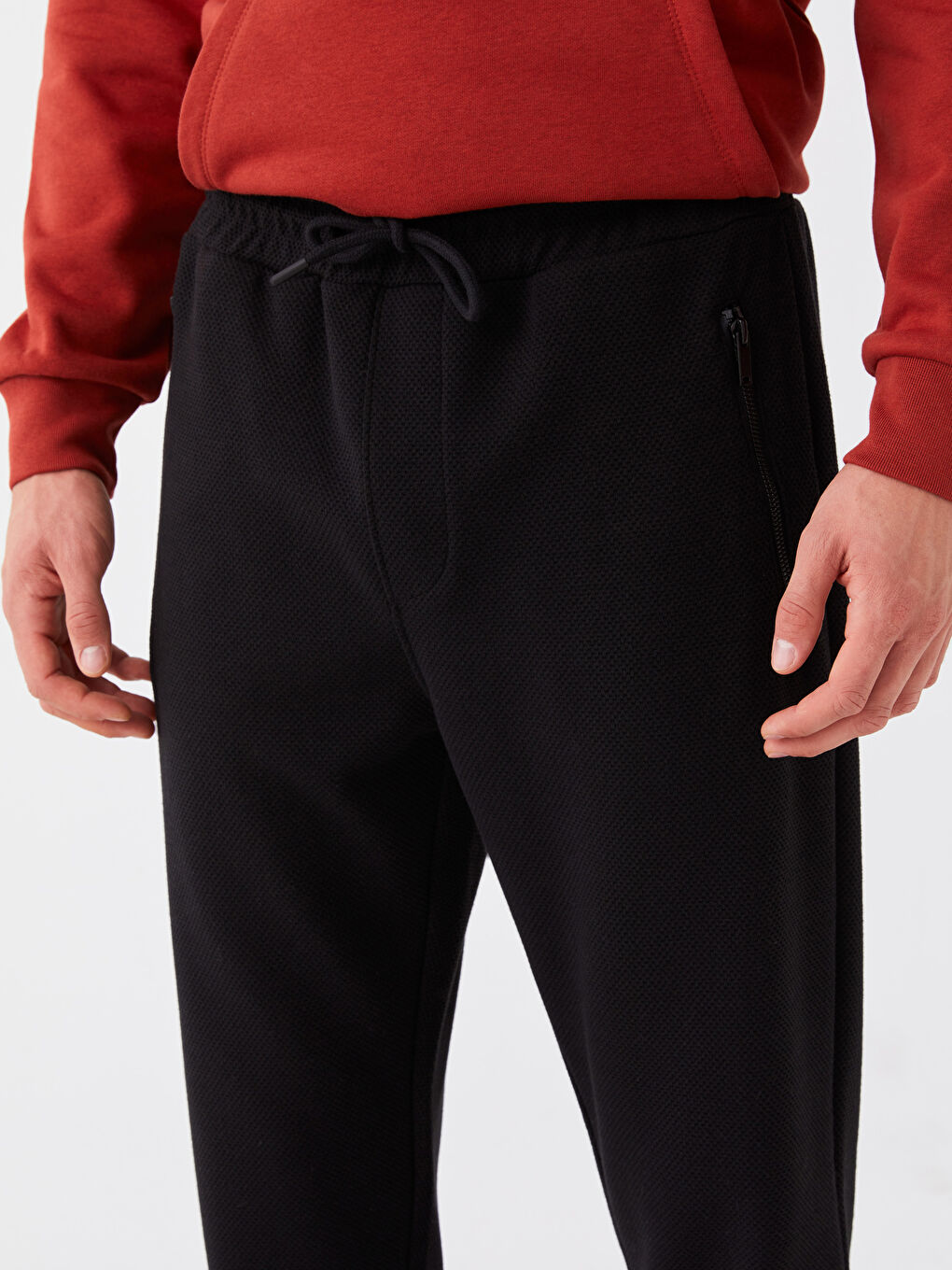 Siyah Slim Fit Erkek Jogger Eşofman Altı-1