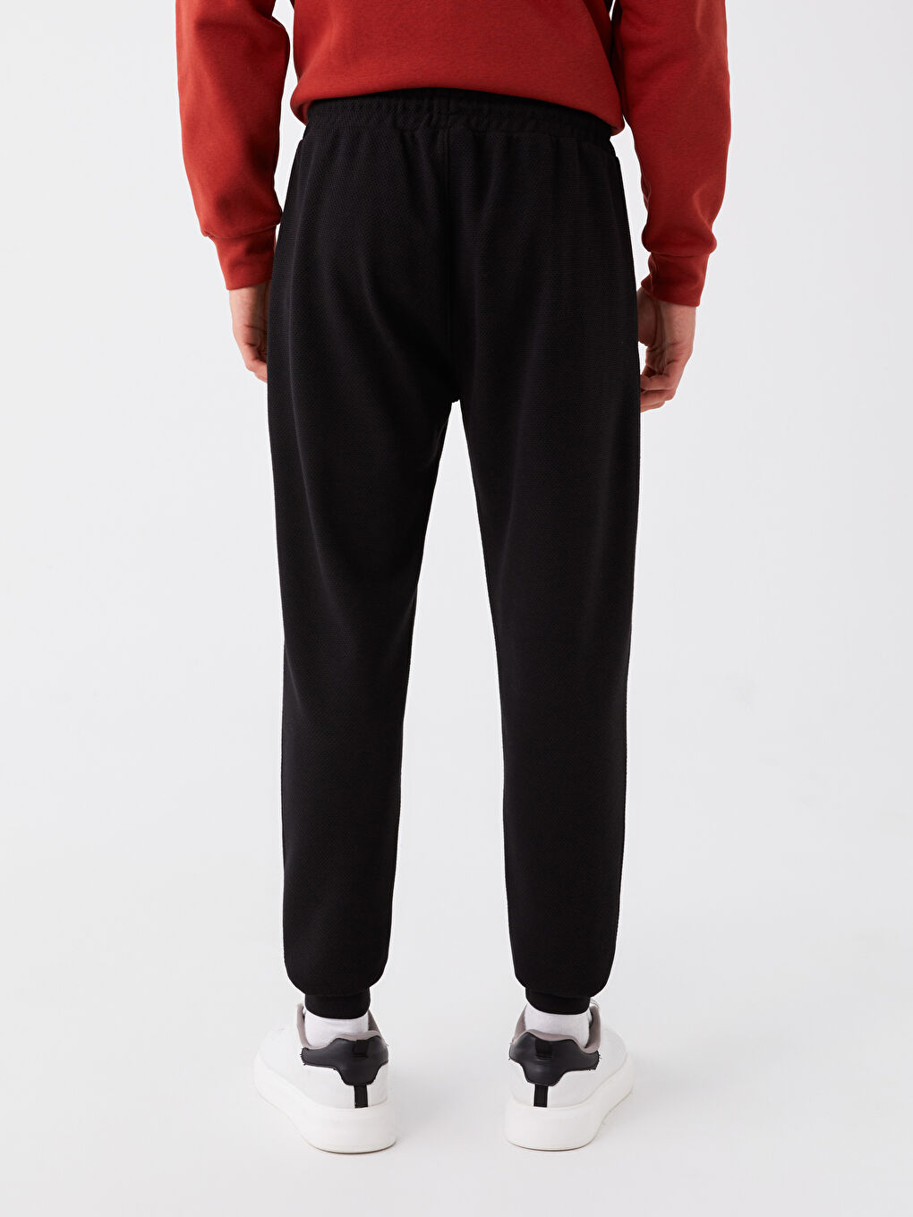 Siyah Slim Fit Erkek Jogger Eşofman Altı-3