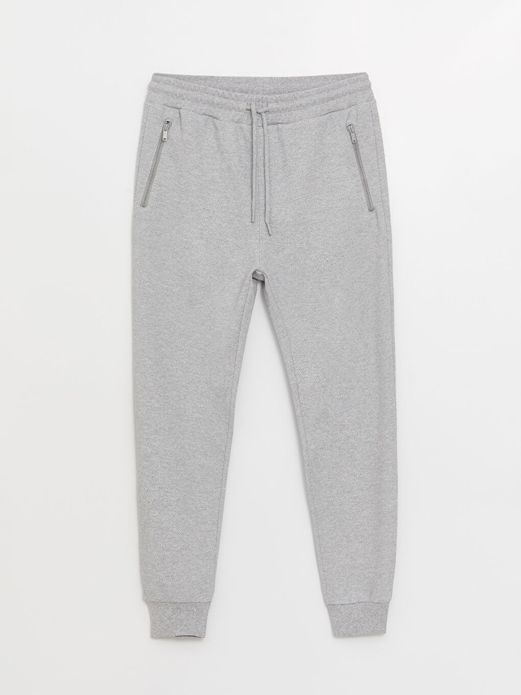 Gri Slim Fit Erkek Jogger Eşofman Altı-4