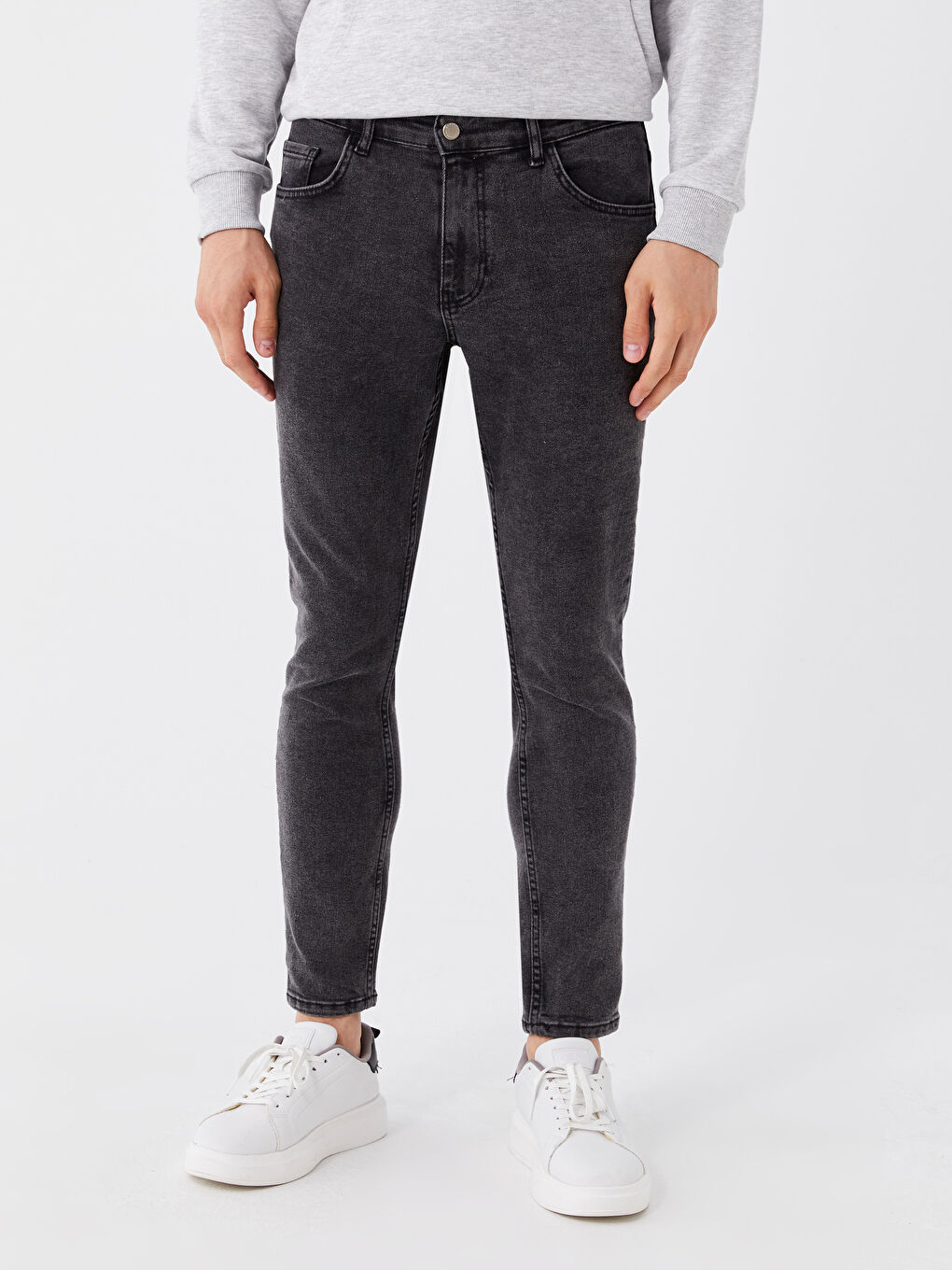 Gri 760 Skinny Fit Erkek Jean Pantolon-2