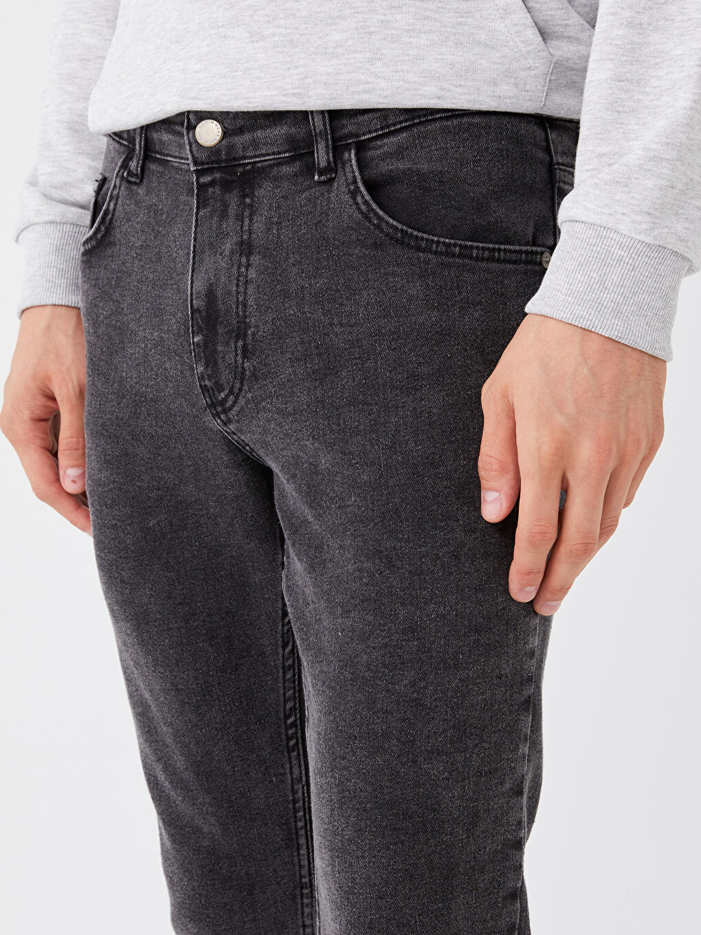 Gri 760 Skinny Fit Erkek Jean Pantolon-4