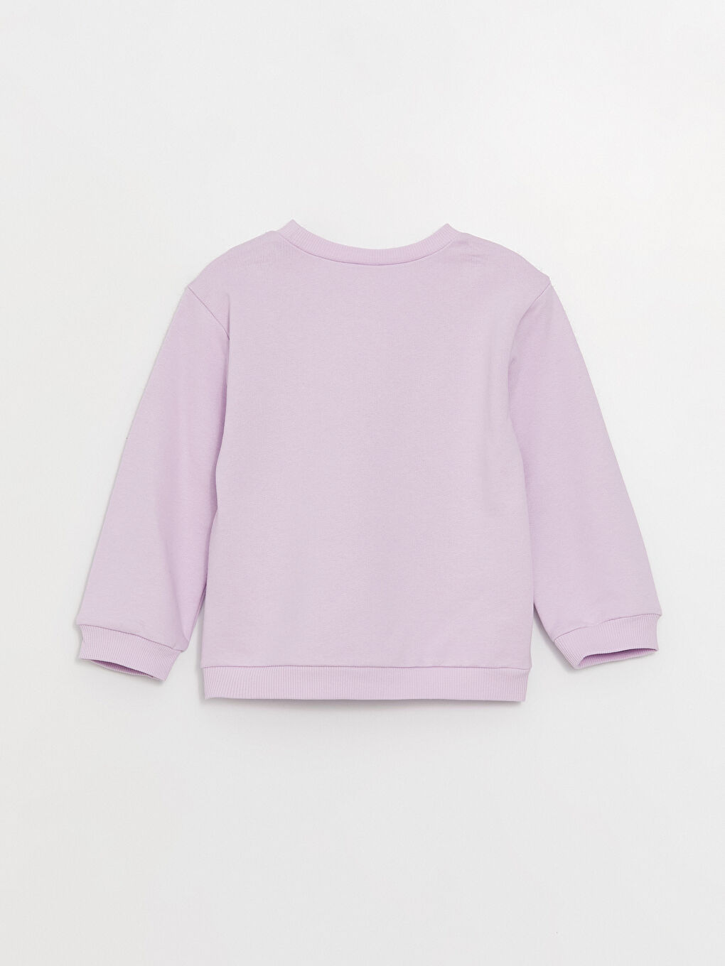 LCW baby Lila Çizgili Bisiklet Yaka Baskılı Kız Bebek Sweatshirt 3'lü - 6