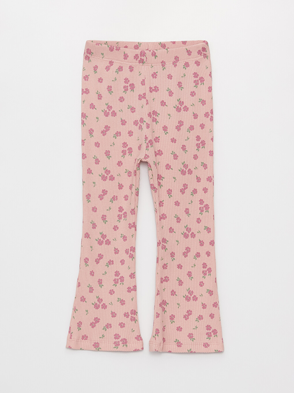 Elasticated Waist Printed Baby Girls' Leggings 2 Pack-1
