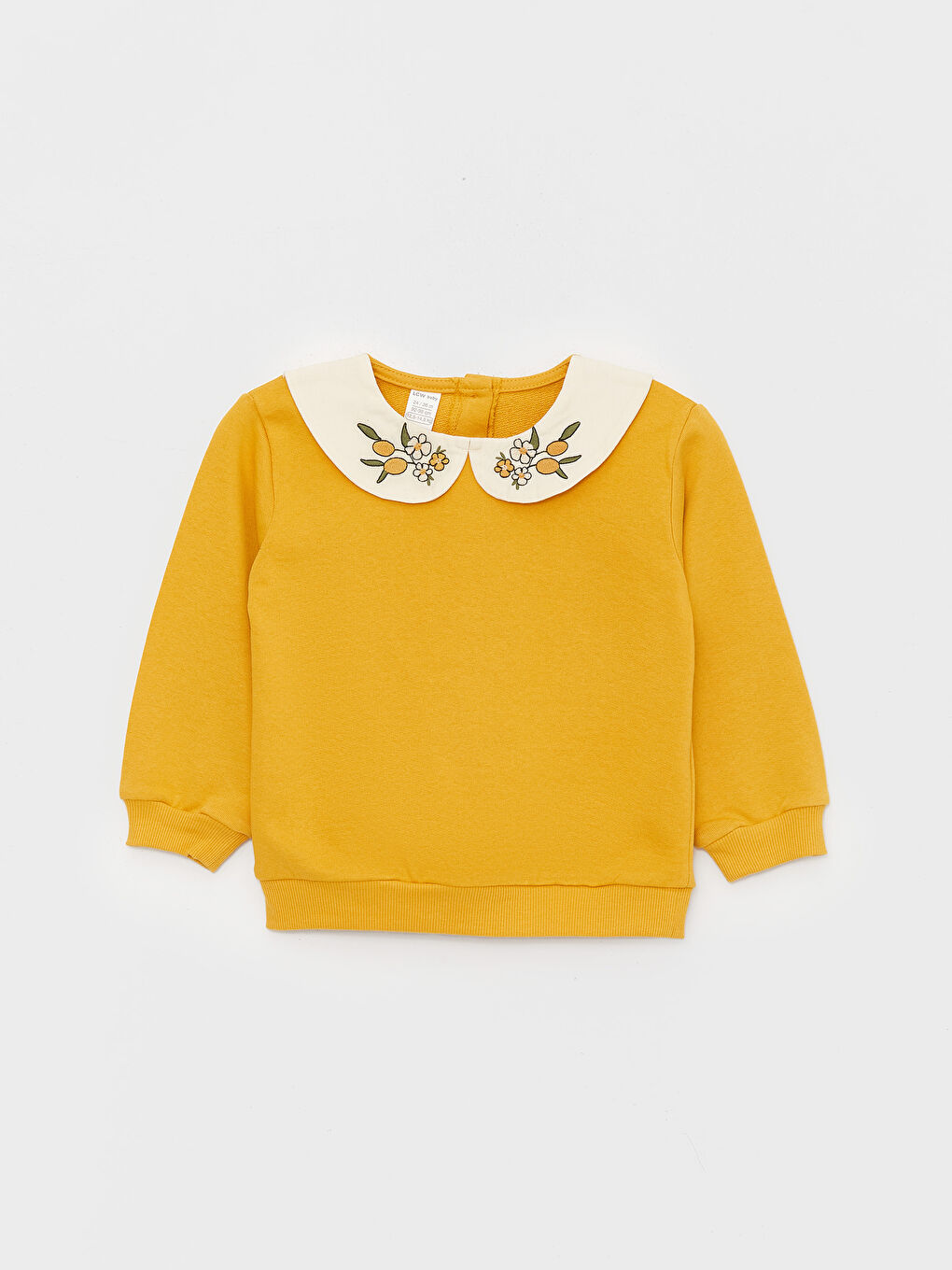 Flower Patterned Baby Girl Sweatshirt 2-pack-1