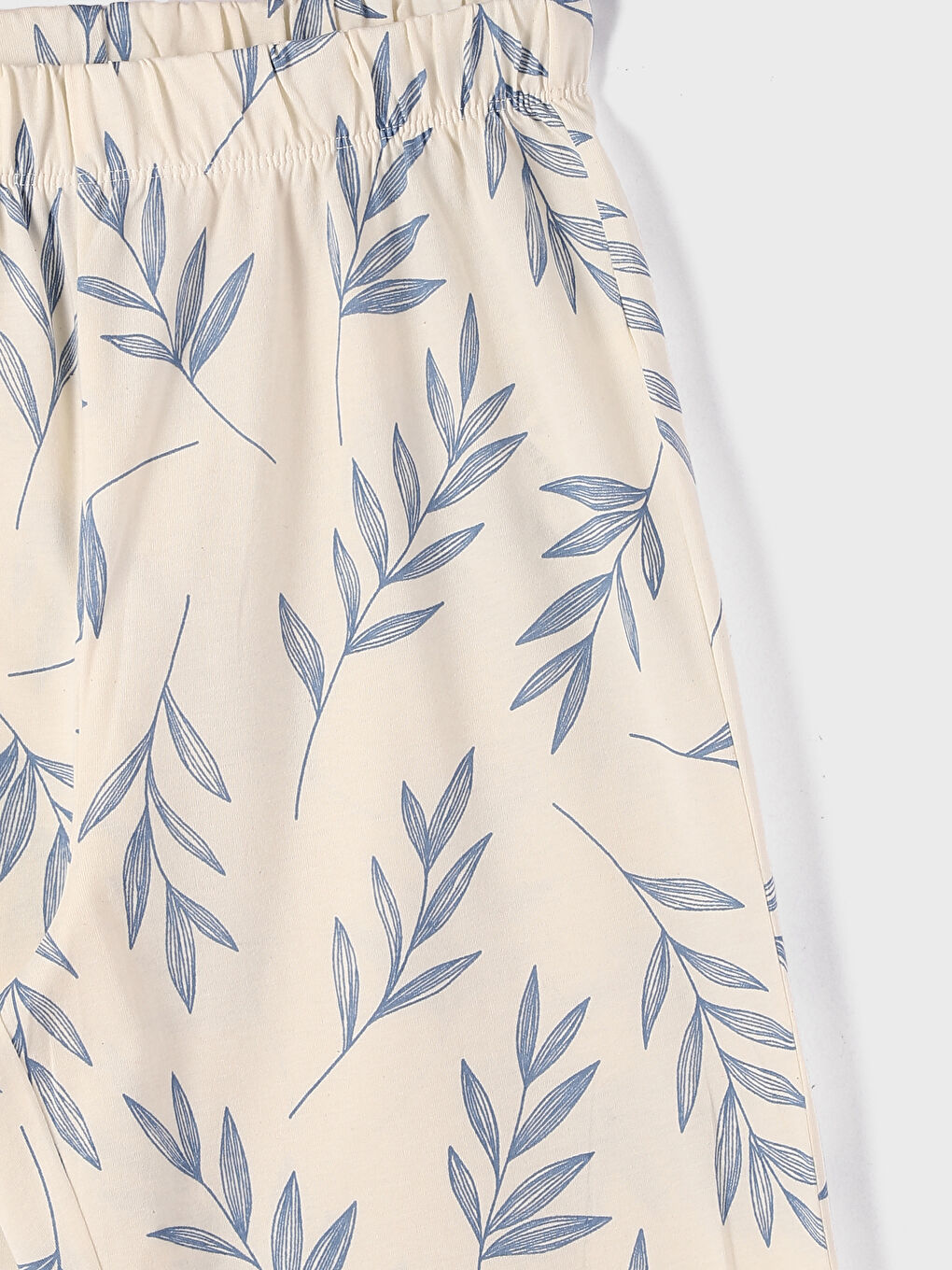 Shirt Collar Patterned Women's Pyjama Set-6