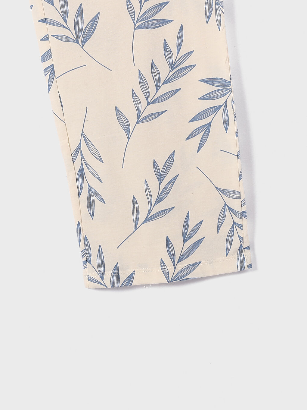 Shirt Collar Patterned Women's Pyjama Set-7