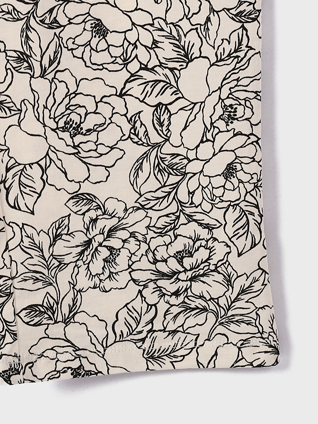 طقم بيجامة بياقة القميص منقوش للسيدات-4