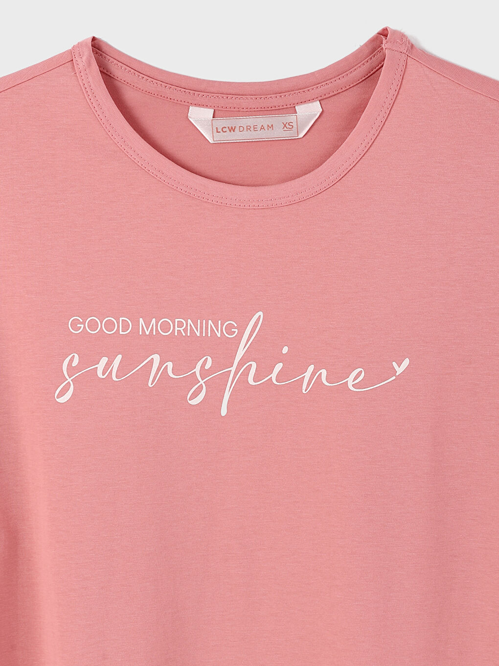 طقم بيجامة كم طويل مطبوع بياقة دائرية للسيدات-3