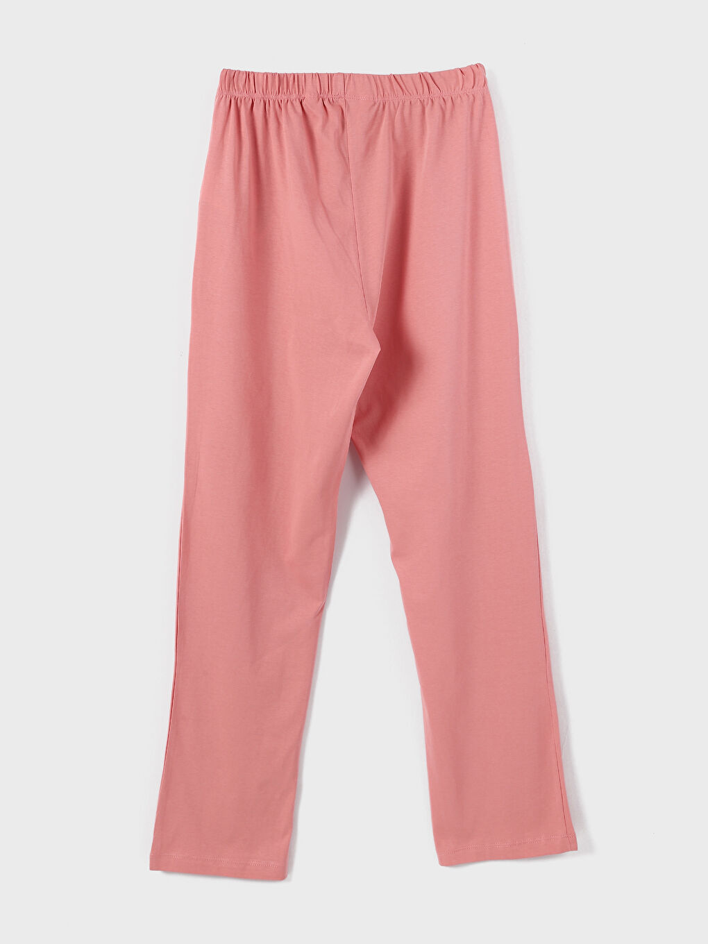 طقم بيجامة كم طويل مطبوع بياقة دائرية للسيدات-6