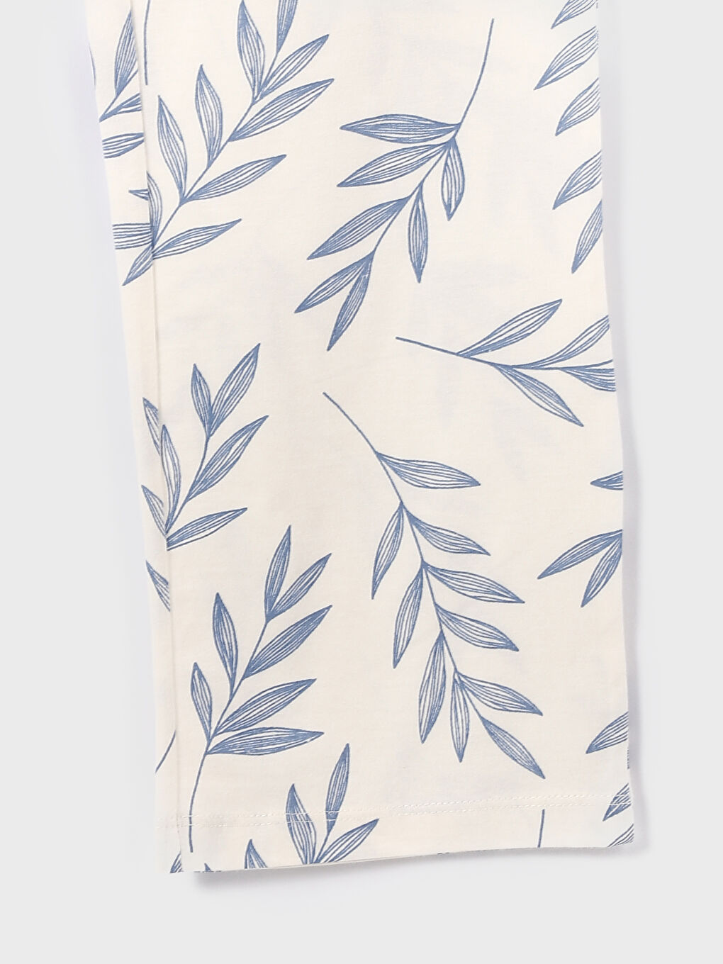 طقم بيجامة كم طويل مطبوع بياقة دائرية للسيدات-8