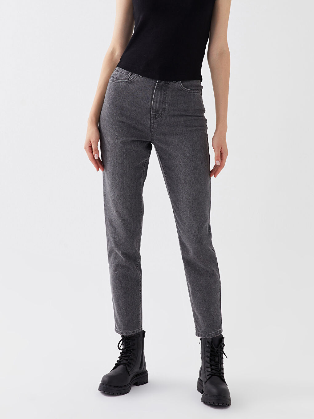 LCW Jeans Farmerke za Žene Mom Fit -W3H946Z8-GRD