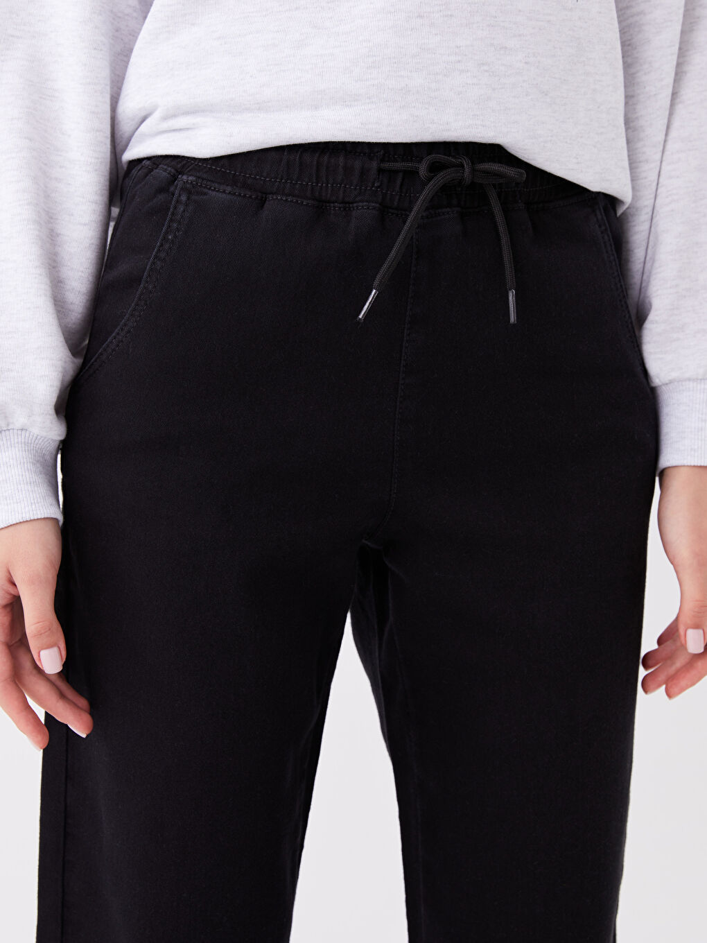 LCW Jeans Elasticated Waist Jogger Women's Jeans -W3H948Z8-327