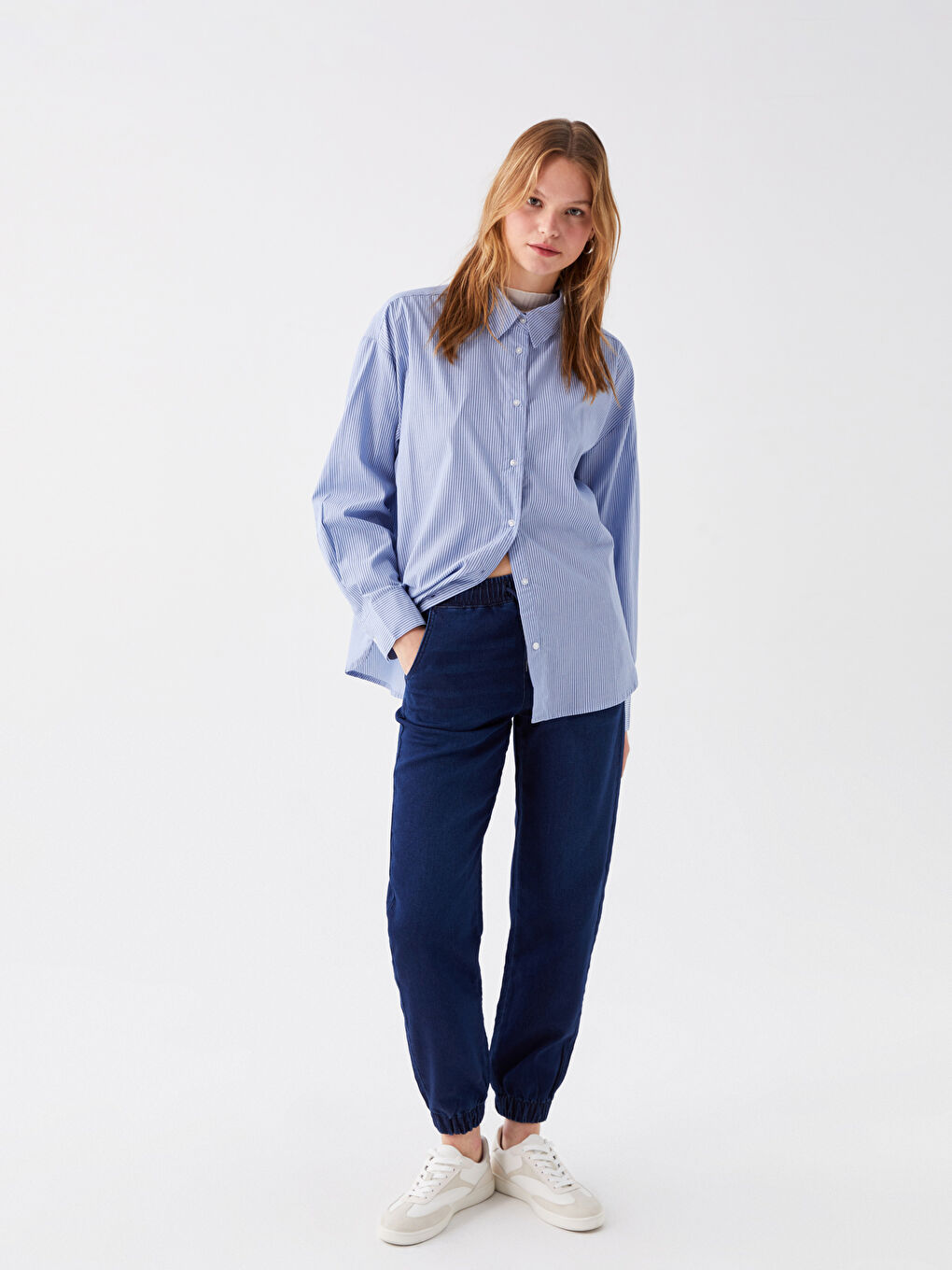 LCW Jeans Elasticated Waist Jogger Women's Jeans -W3H951Z8-507