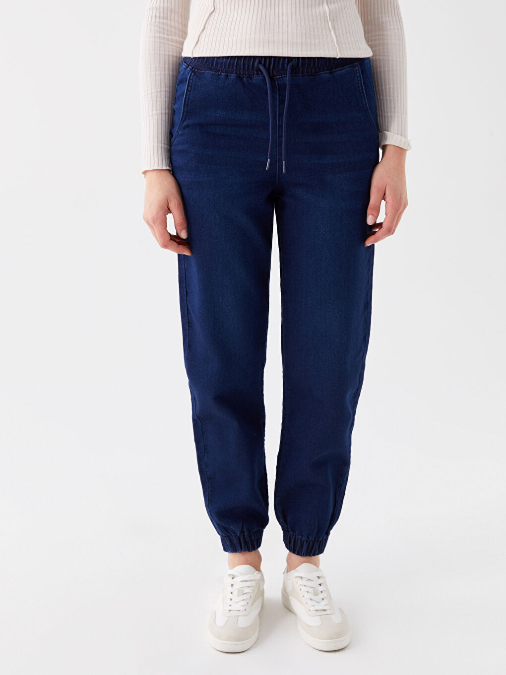 LCW Jeans Elasticated Waist Jogger Women's Jeans -W3H951Z8-507