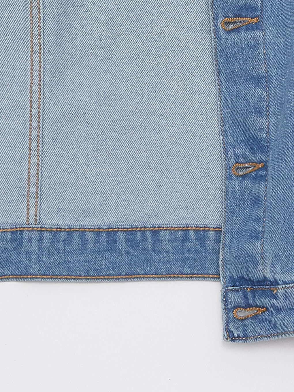 جاكيت جينز رجالي بقصة عادية-7