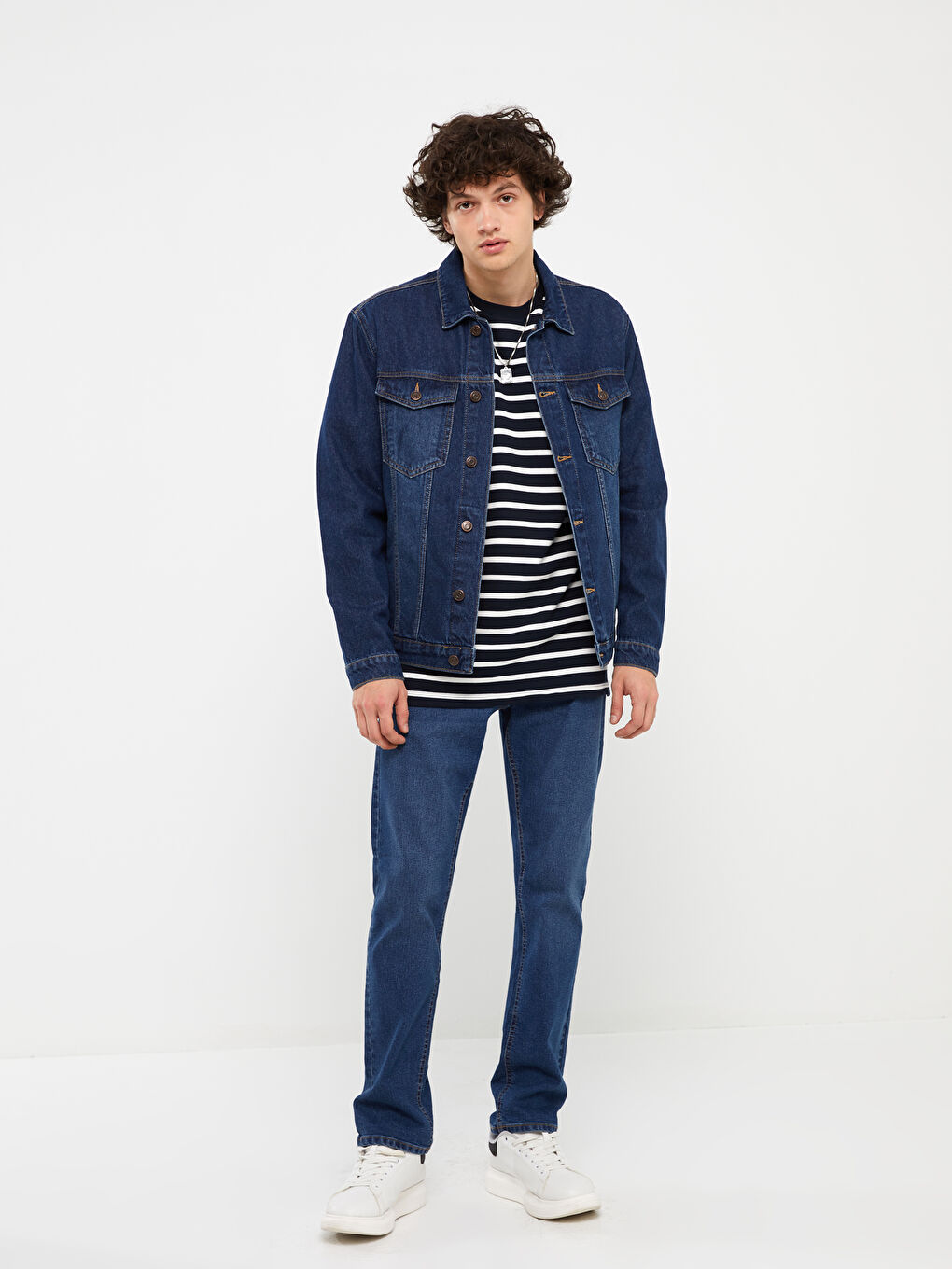 Standard Fit Men's Denim Jacket-2