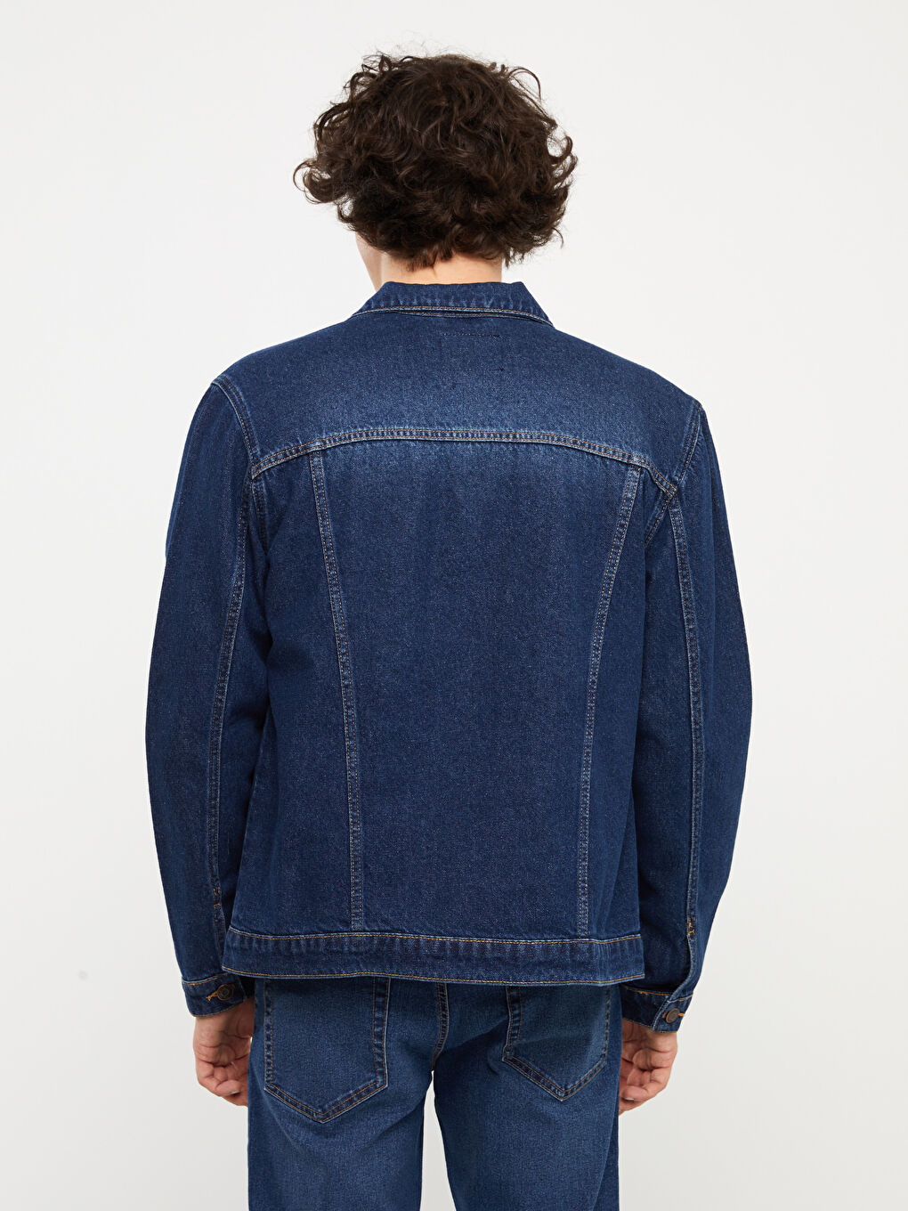 Standard Fit Men's Denim Jacket-4