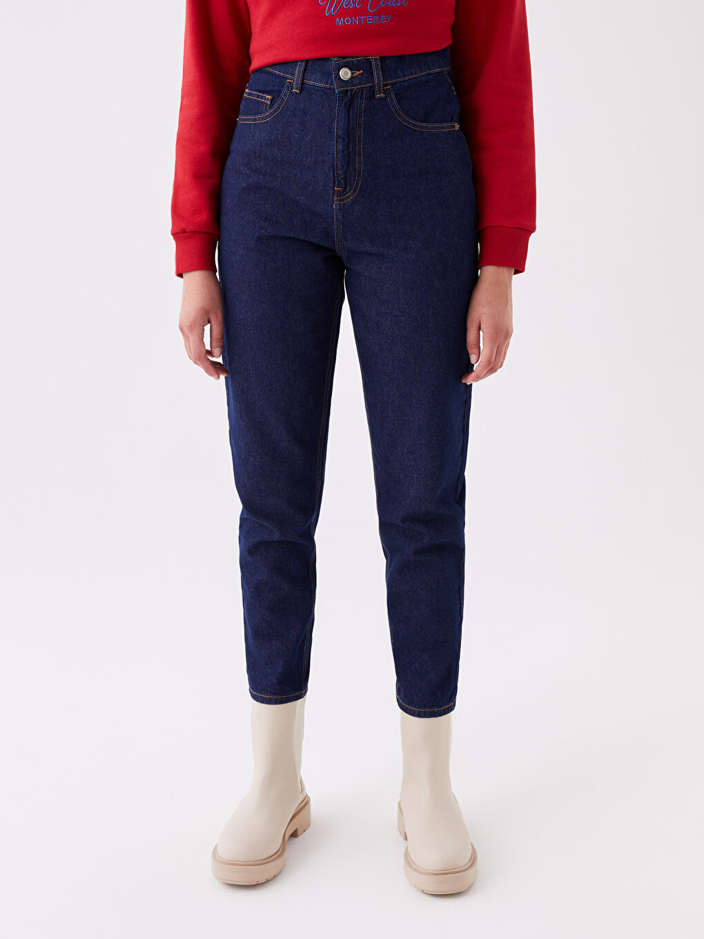 Mom Fit Women's Jeans -W3HB27Z8-309