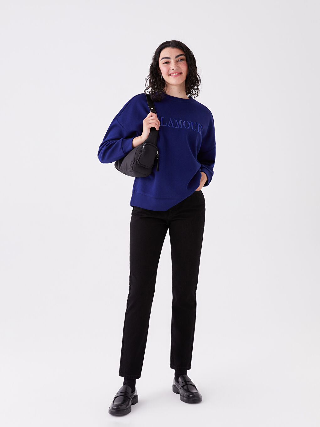 LCW Jeans Straight Fit Women's Jeans -W3HB31Z8-327