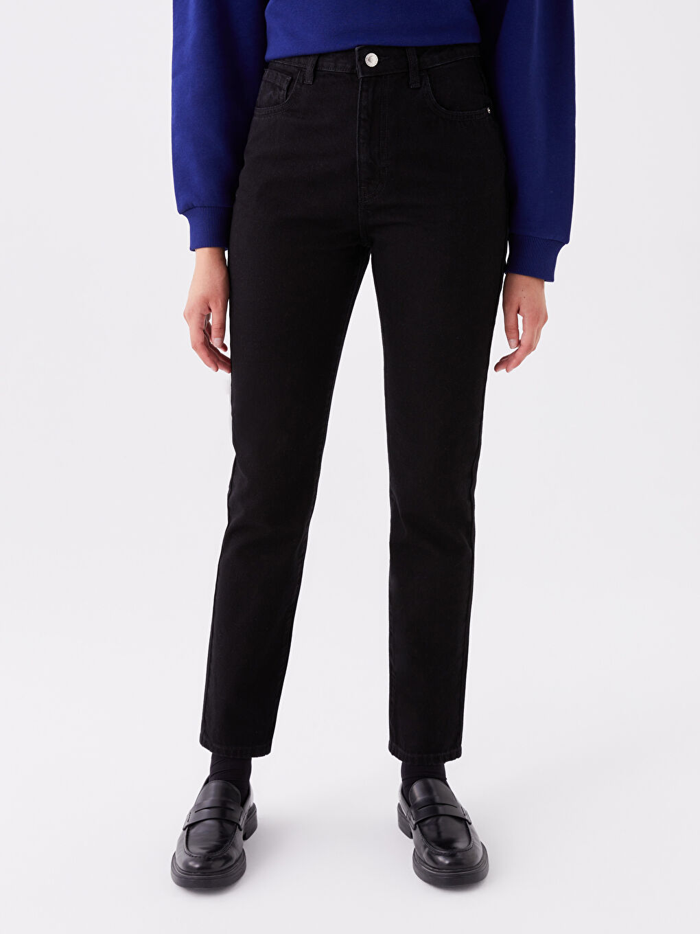 LCW Jeans Straight Fit Women's Jeans -W3HB31Z8-327