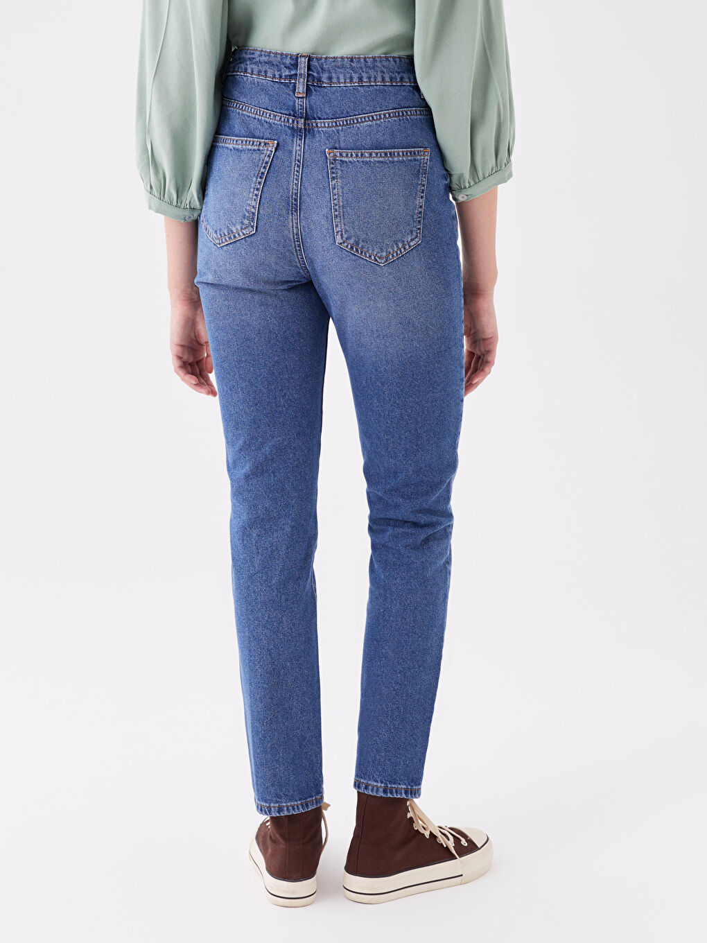 LCW Jeans Straight Fit Women's Jeans -W3HB32Z8-309
