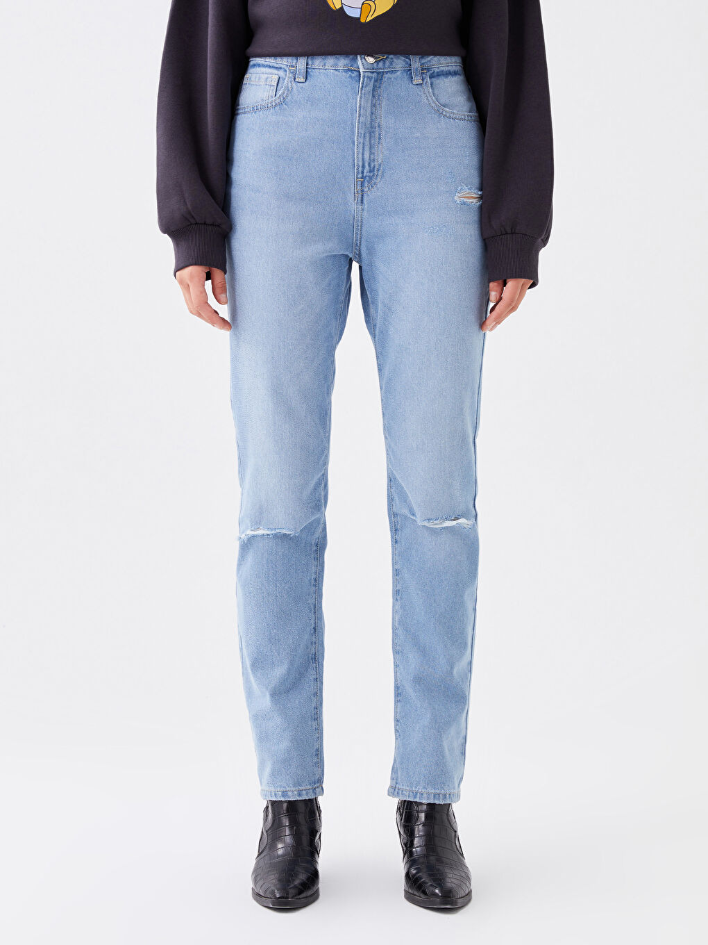 LCW Jeans Straight Fit Women's Jeans -W3HB34Z8-311
