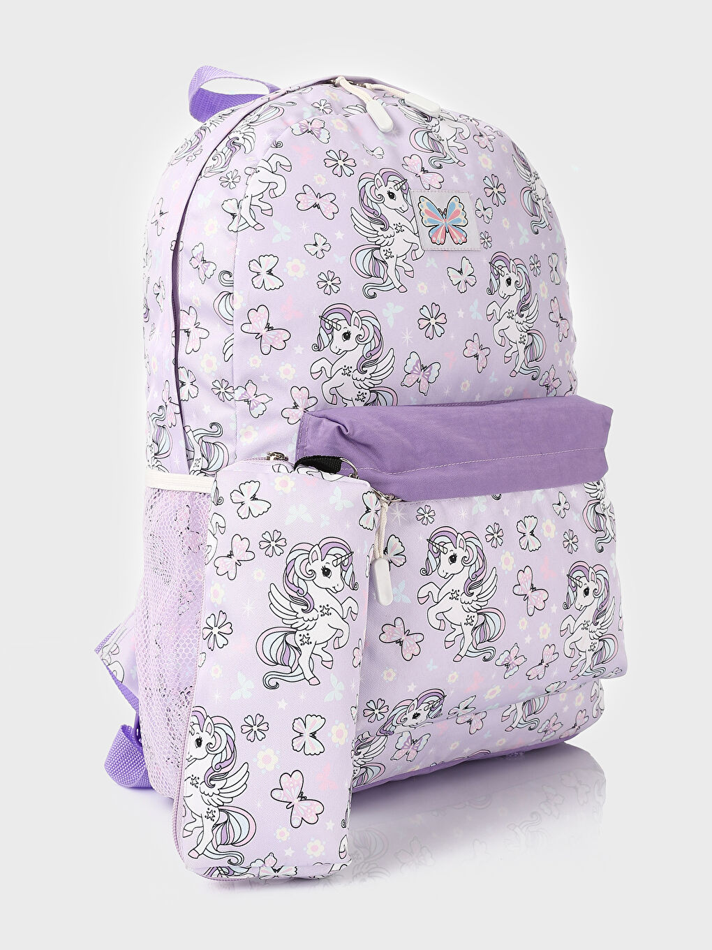 Printed Girls' School Bag-1
