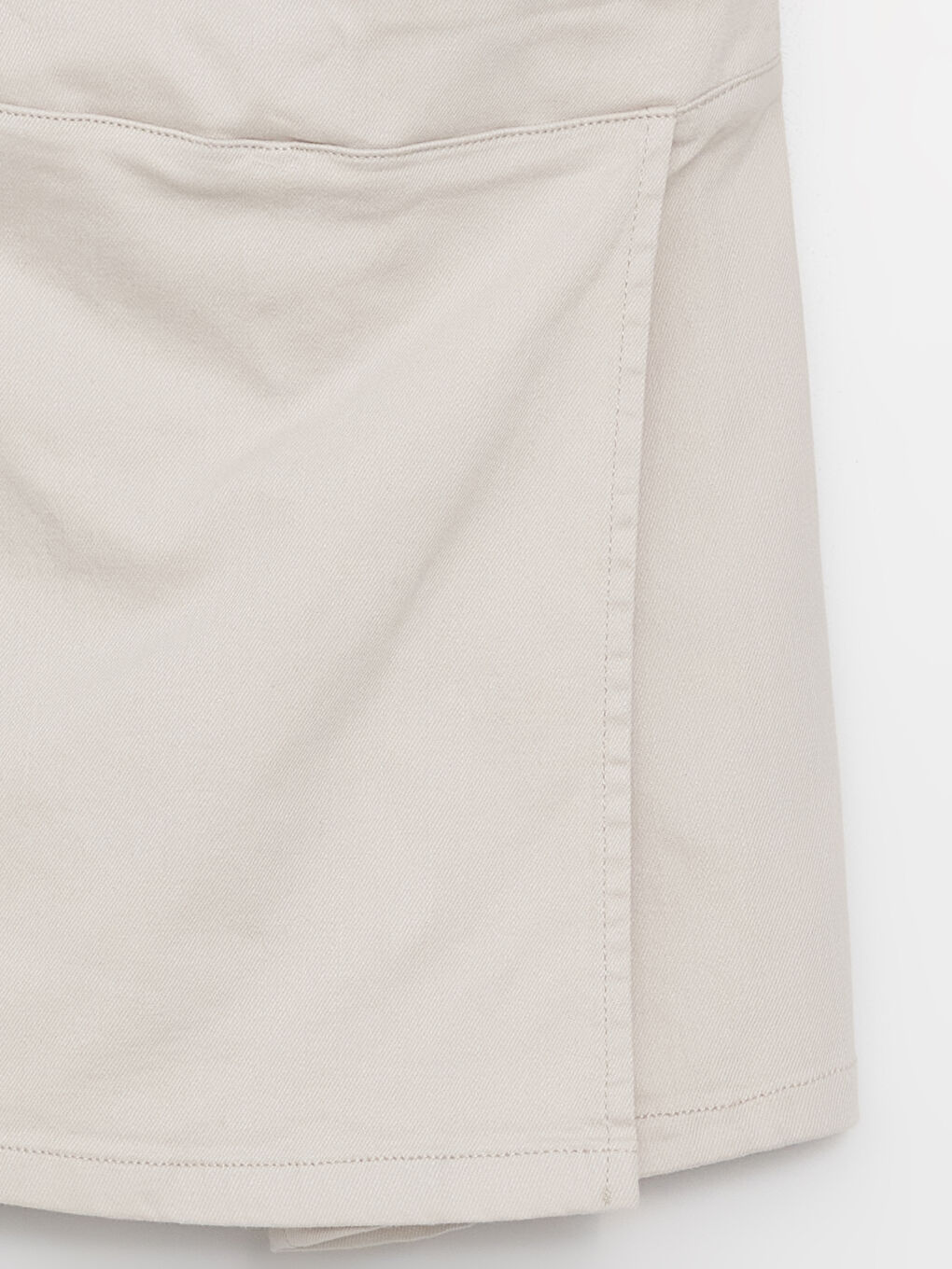 Ekru Hem Rahat Hem Havalı Şort Eteğim-3