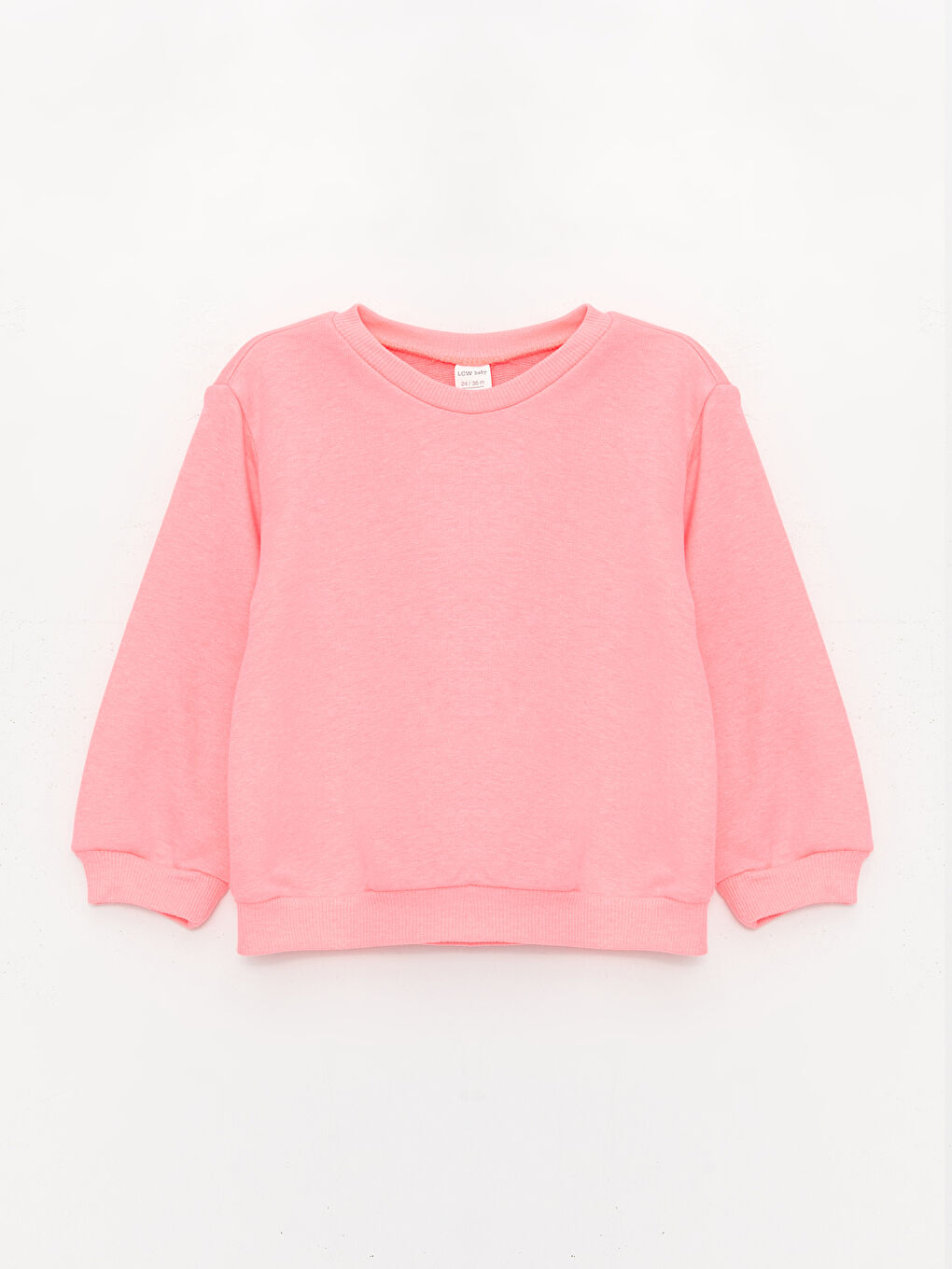 Ekru Bisiklet Yaka Baskılı Kız Bebek Sweatshirt 3'lü-2