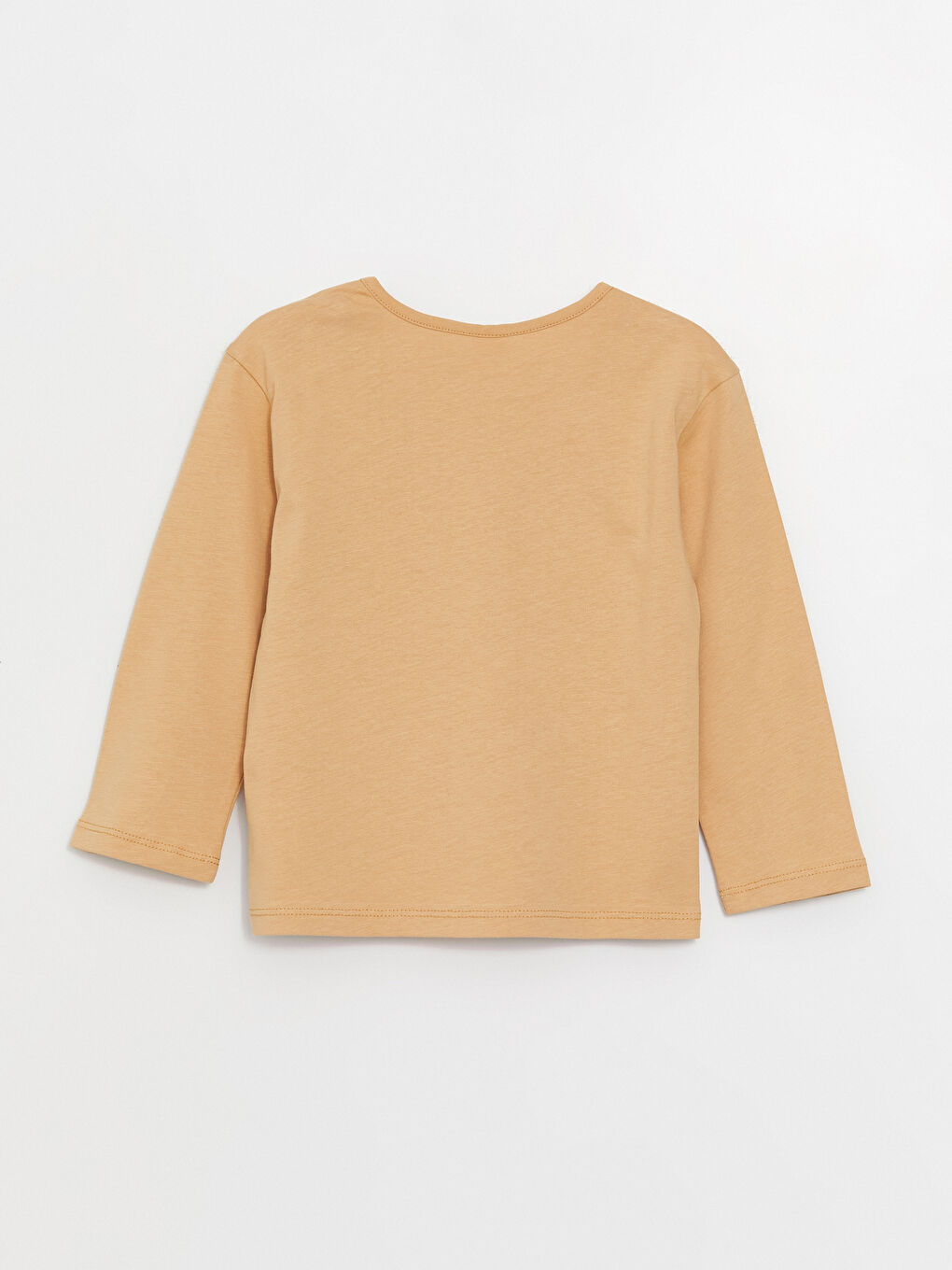 Crew Neck Long Sleeve Printed Baby Girl T-Shirt, Pack of 3-6