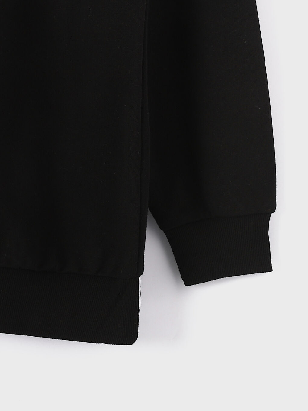 Crew Neck Printed Oversize Women's Thick Sweatshirt-3