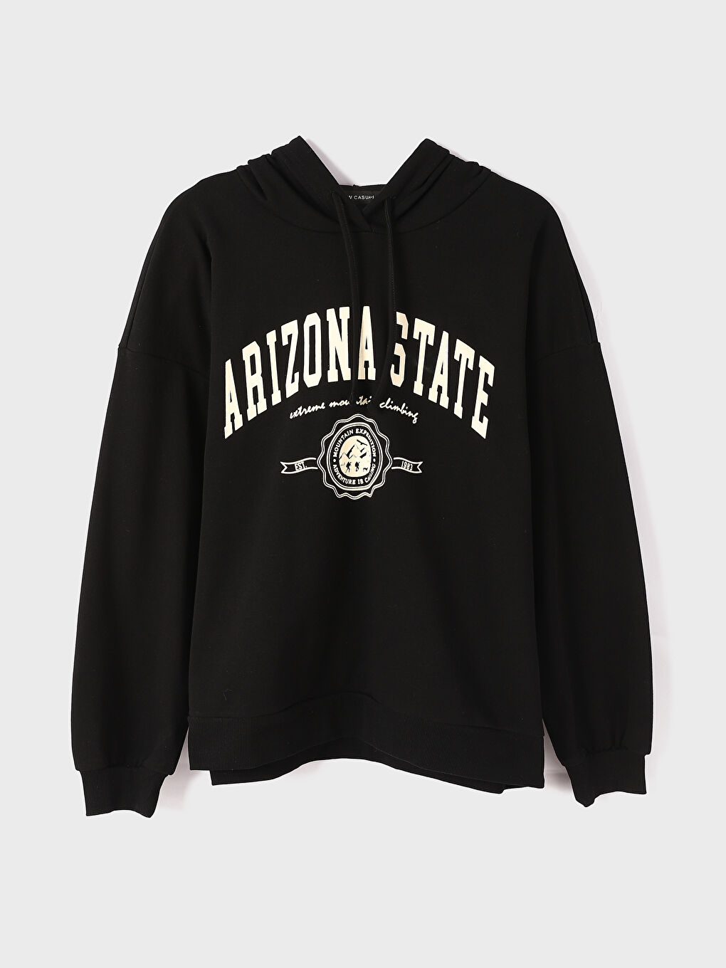 Printed Oversize Women's Thick Hoodie