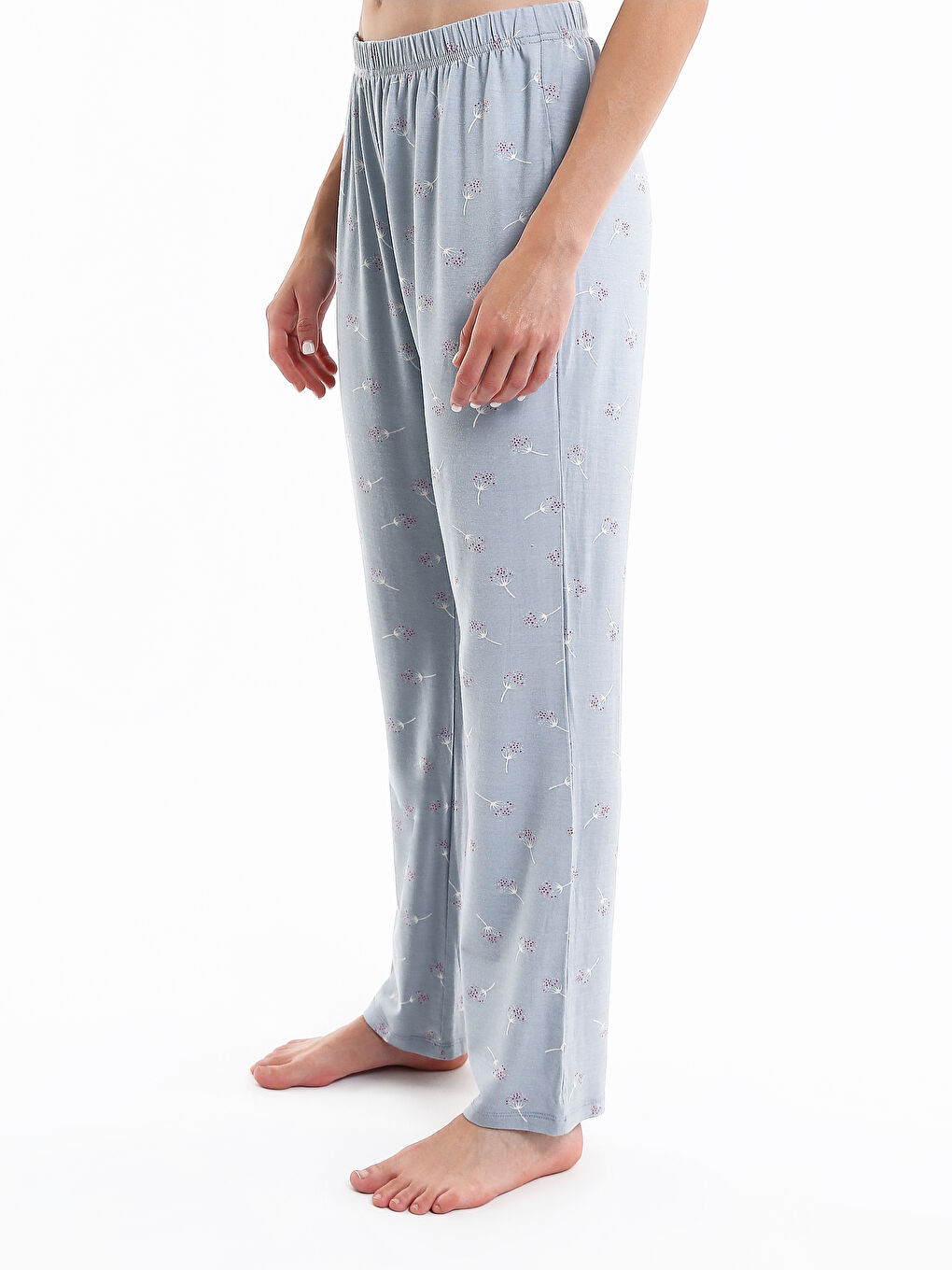 Elasticated Waist Patterned Women's Pyjama Bottoms-3